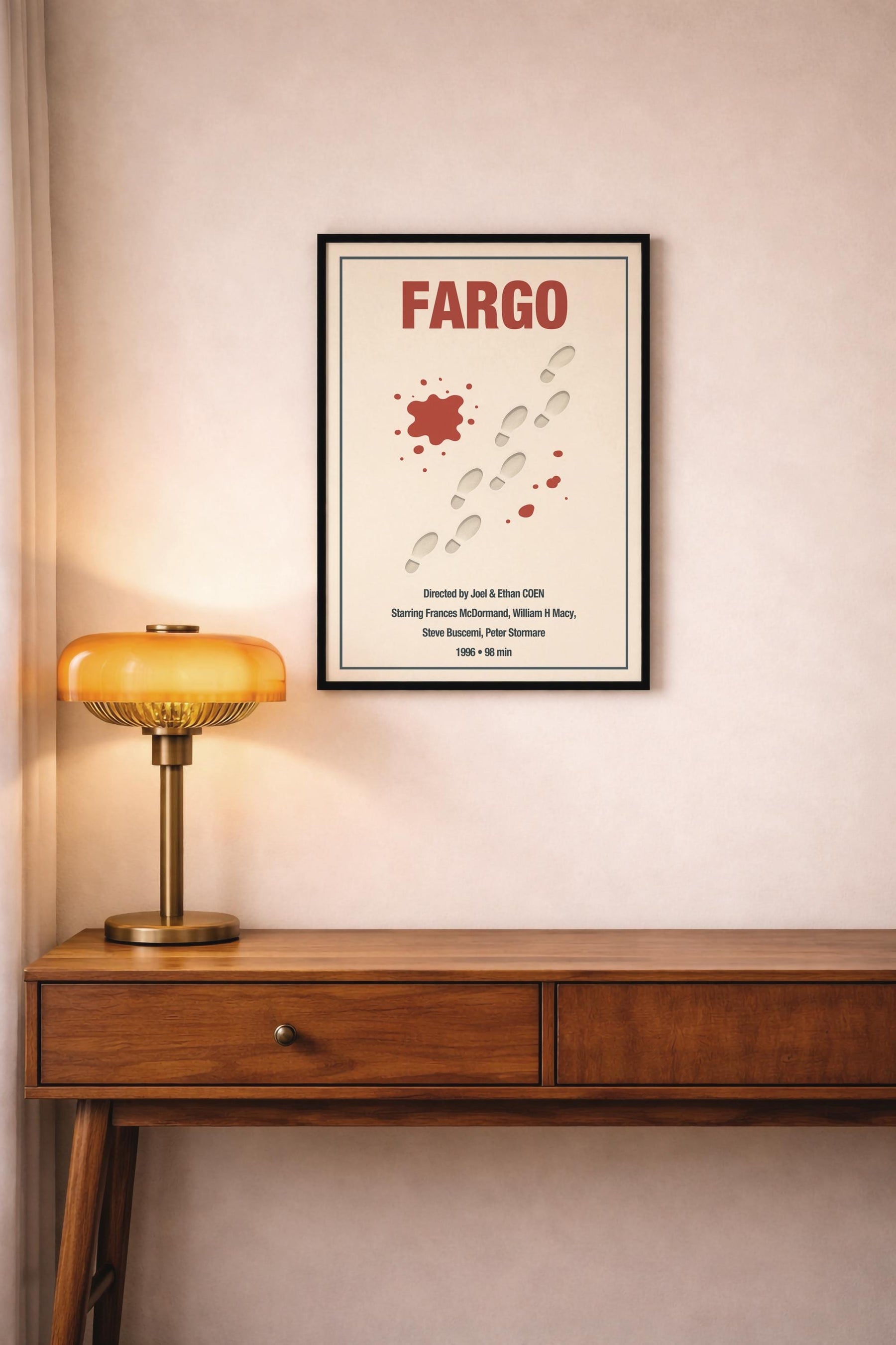 Fargo Minimalist Movie Poster – Coen Brothers Film Print – Giclée Cinema Wall Art — image 7