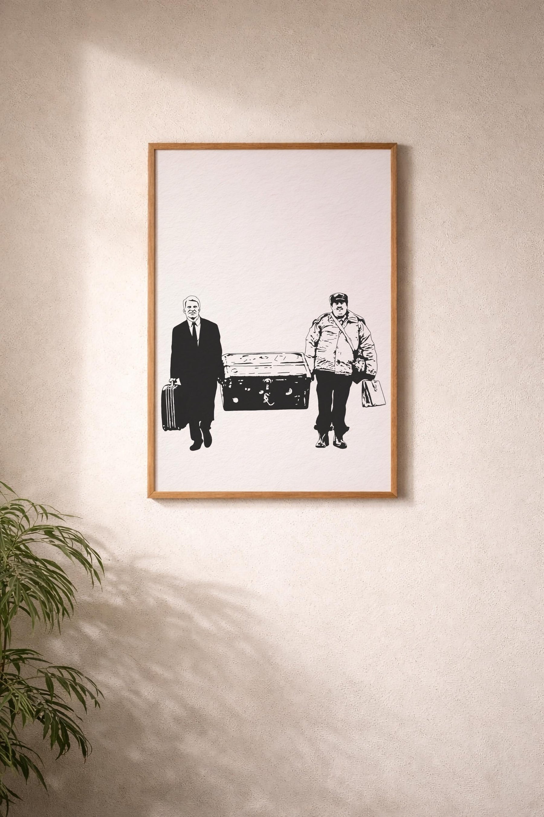 Planes Trains & Automobiles Minimalist Print, 80s Cult Film Giclée Wall Art — image 5