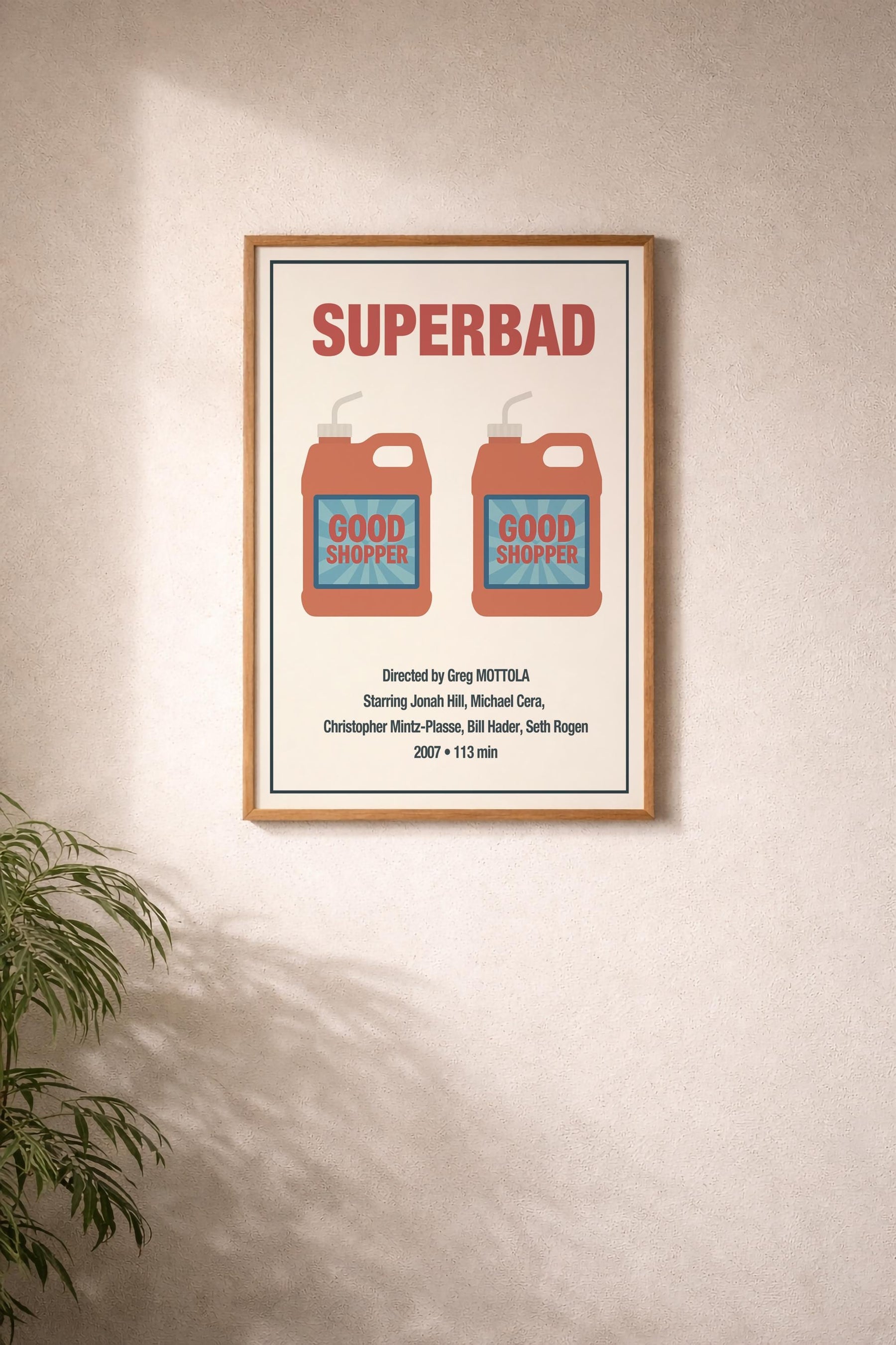 Superbad Movie Poster – Good Shopper Detergent Illustration, Cult Comedy Film Art Print — image 6