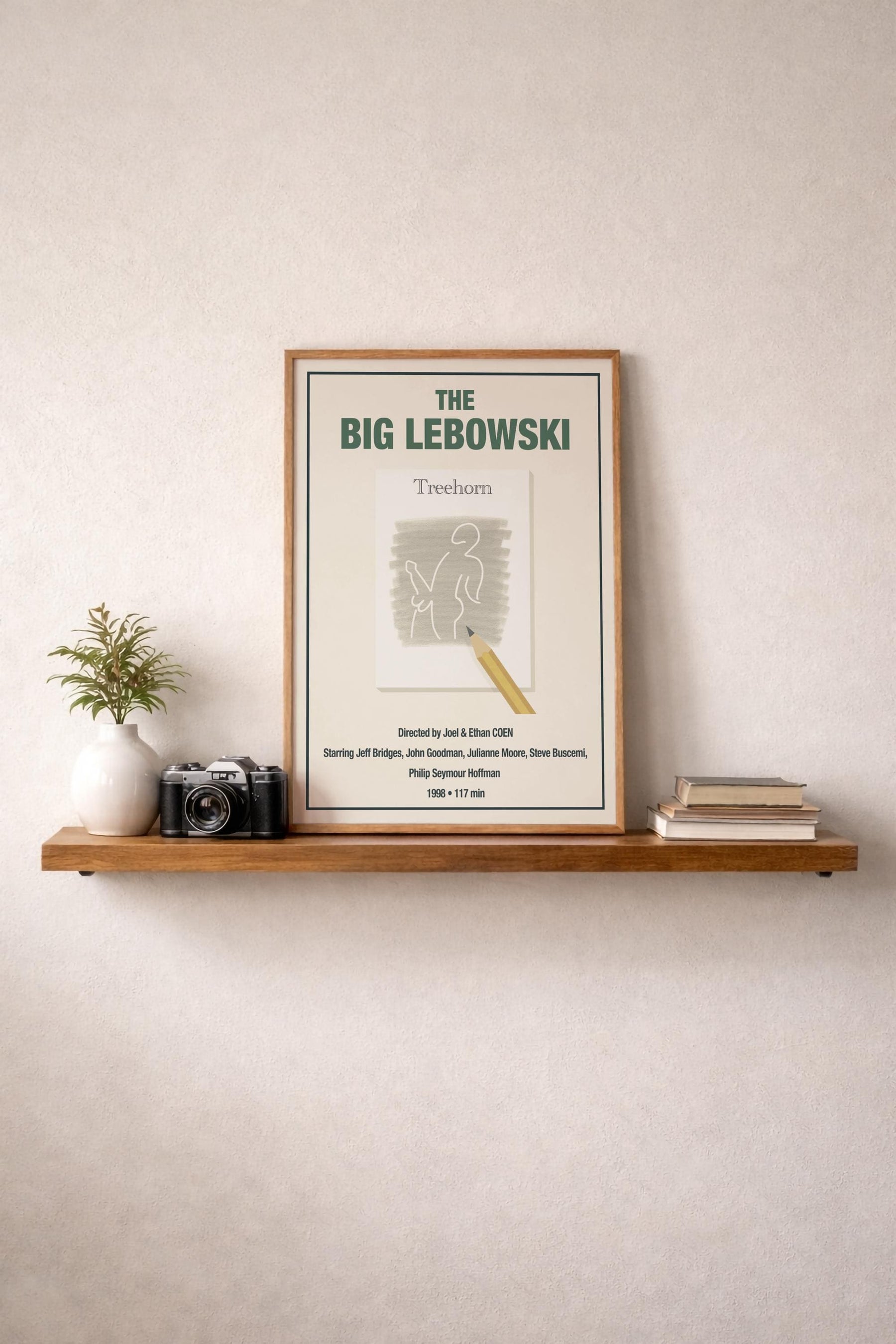 The Big Lebowski Minimalist Poster – Jackie Treehorn Sketch Giclée Film Art Print — image 9