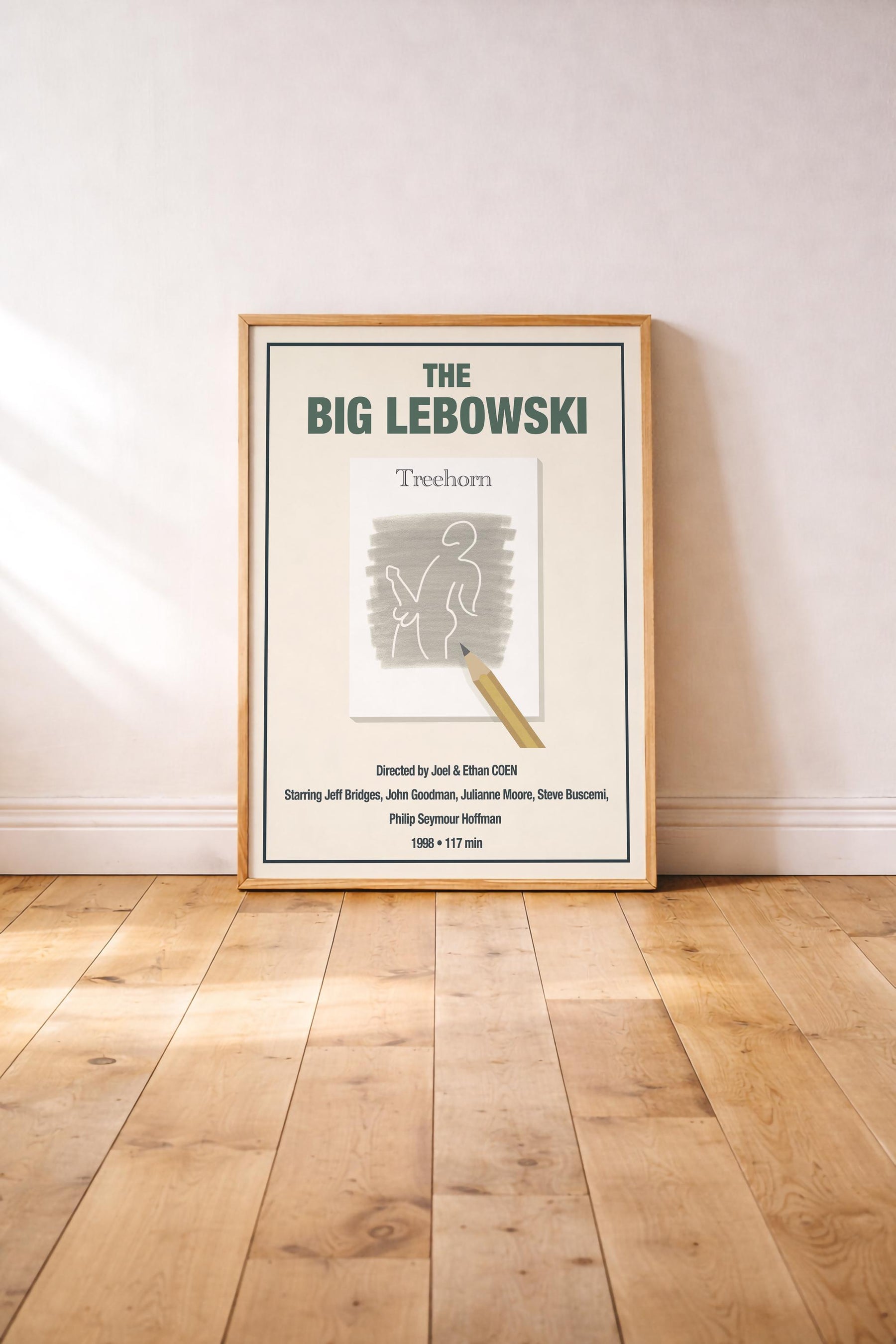 The Big Lebowski Minimalist Poster – Jackie Treehorn Sketch Giclée Film Art Print — image 3