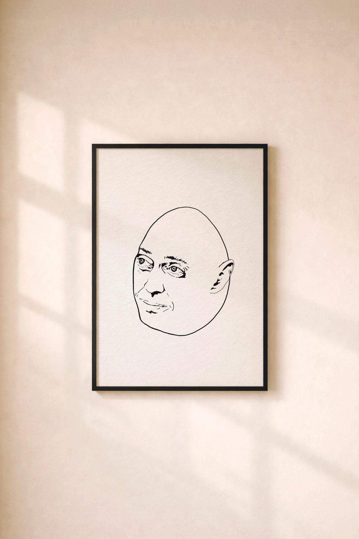 Tony Egg Sopranos Art Print | Tony Blundetto Hand-Drawn Poster