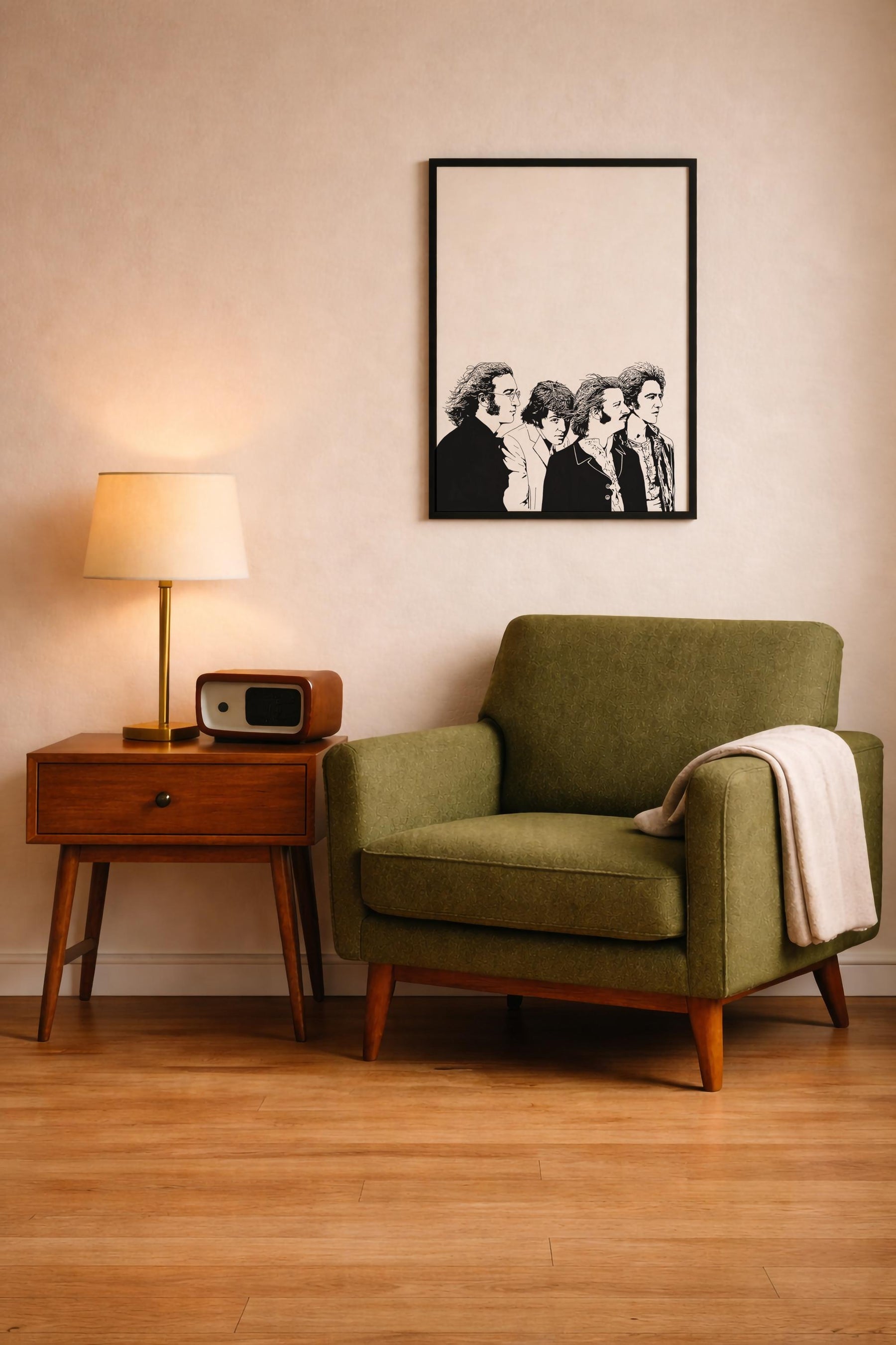 The Beatles Portrait Giclée Print – John Lennon Paul McCartney George Harrison Ringo Starr - Minimalist Classic Rock Band Music Icon Art — image 9