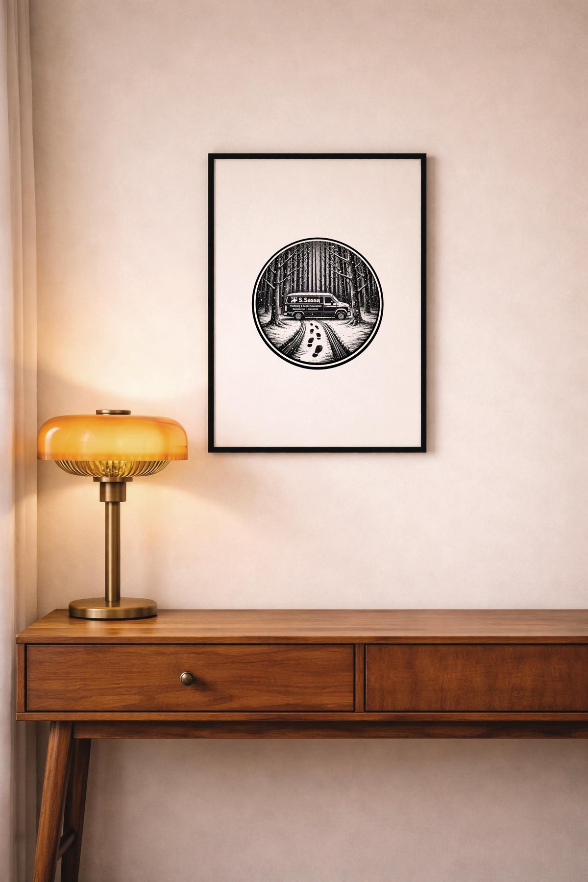 Sopranos Pine Barrens Art Print – Minimalist TV Location Giclée — image 6