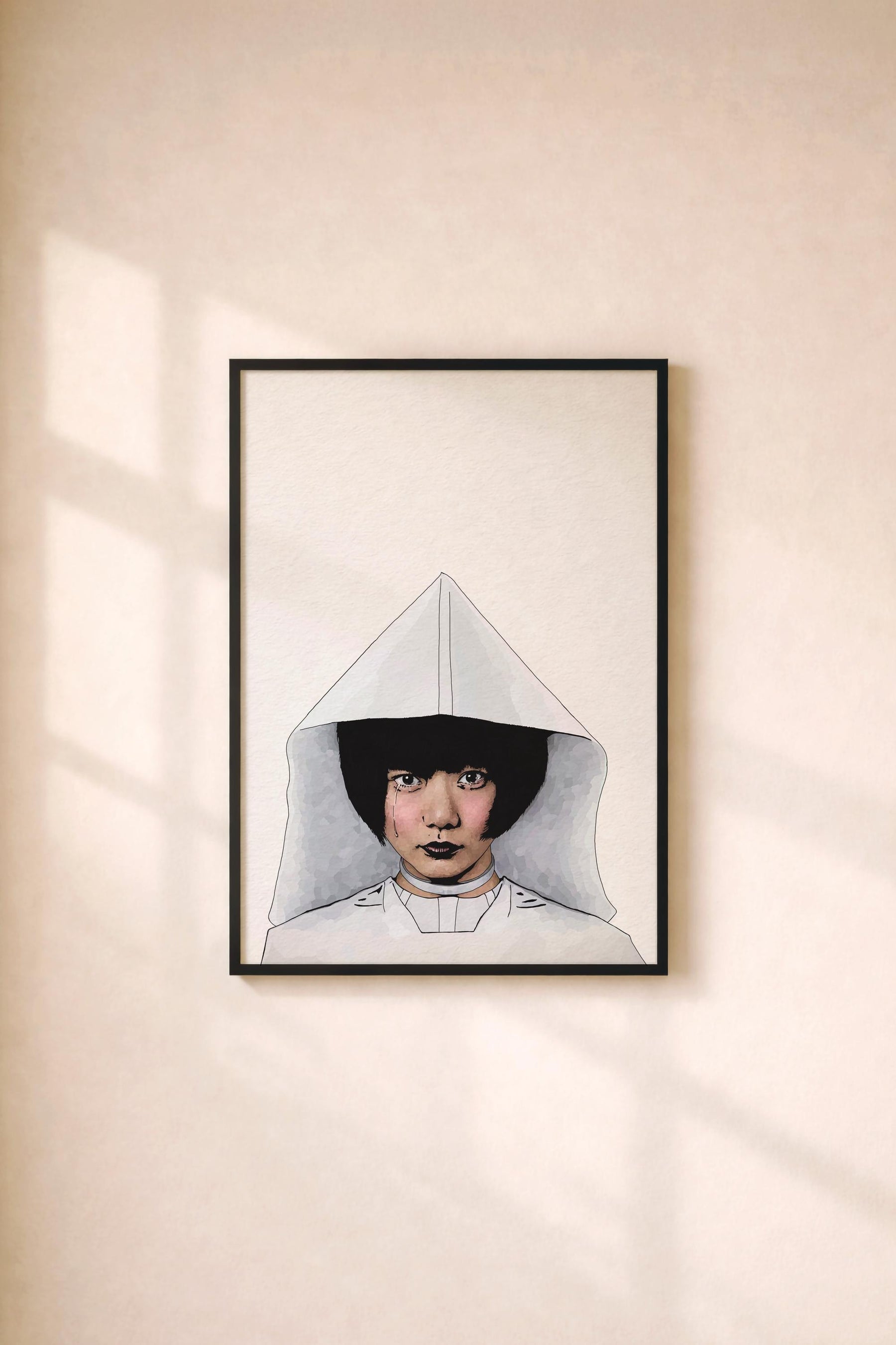 Cloud Atlas Sonmi-451 Portrait Print – Cult Film Illustration - Minimalist Movie Wall Art (Giclée)