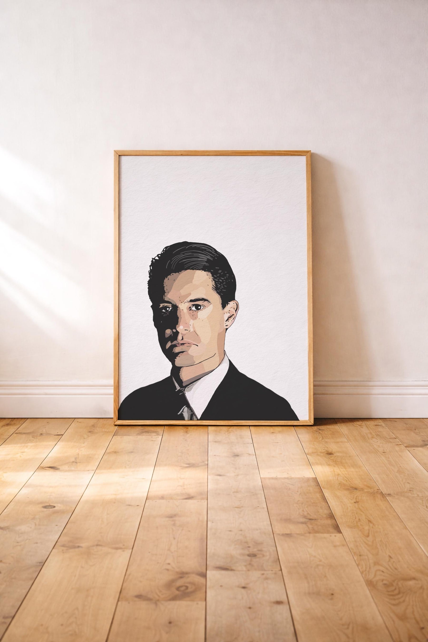 Twin Peaks Special Agent Dale Cooper - Hand-Drawn Film Poster Art Print — image 3