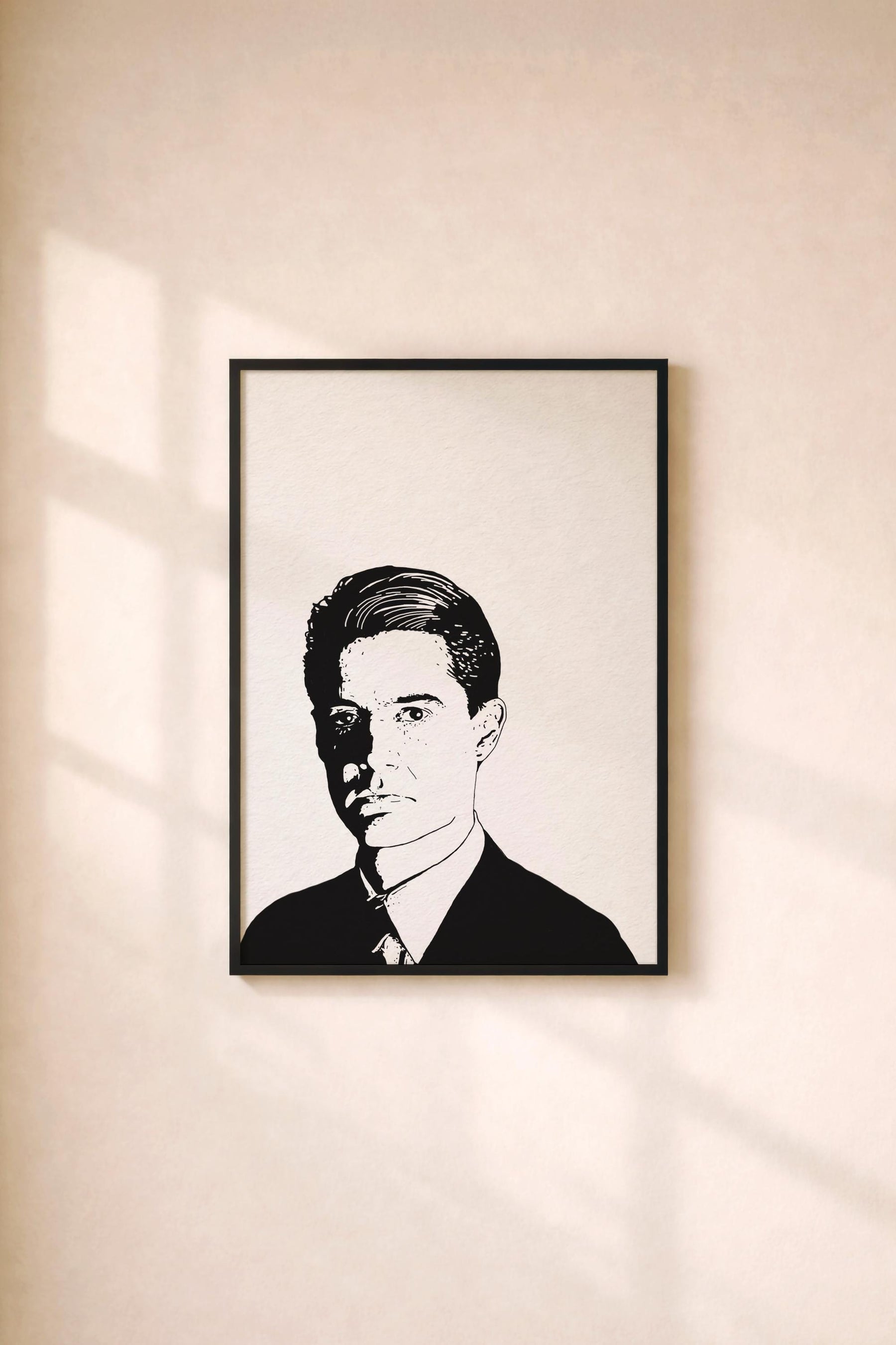 Twin Peaks Special Agent Dale Cooper - Hand-Drawn Film Poster Art Print — image 2