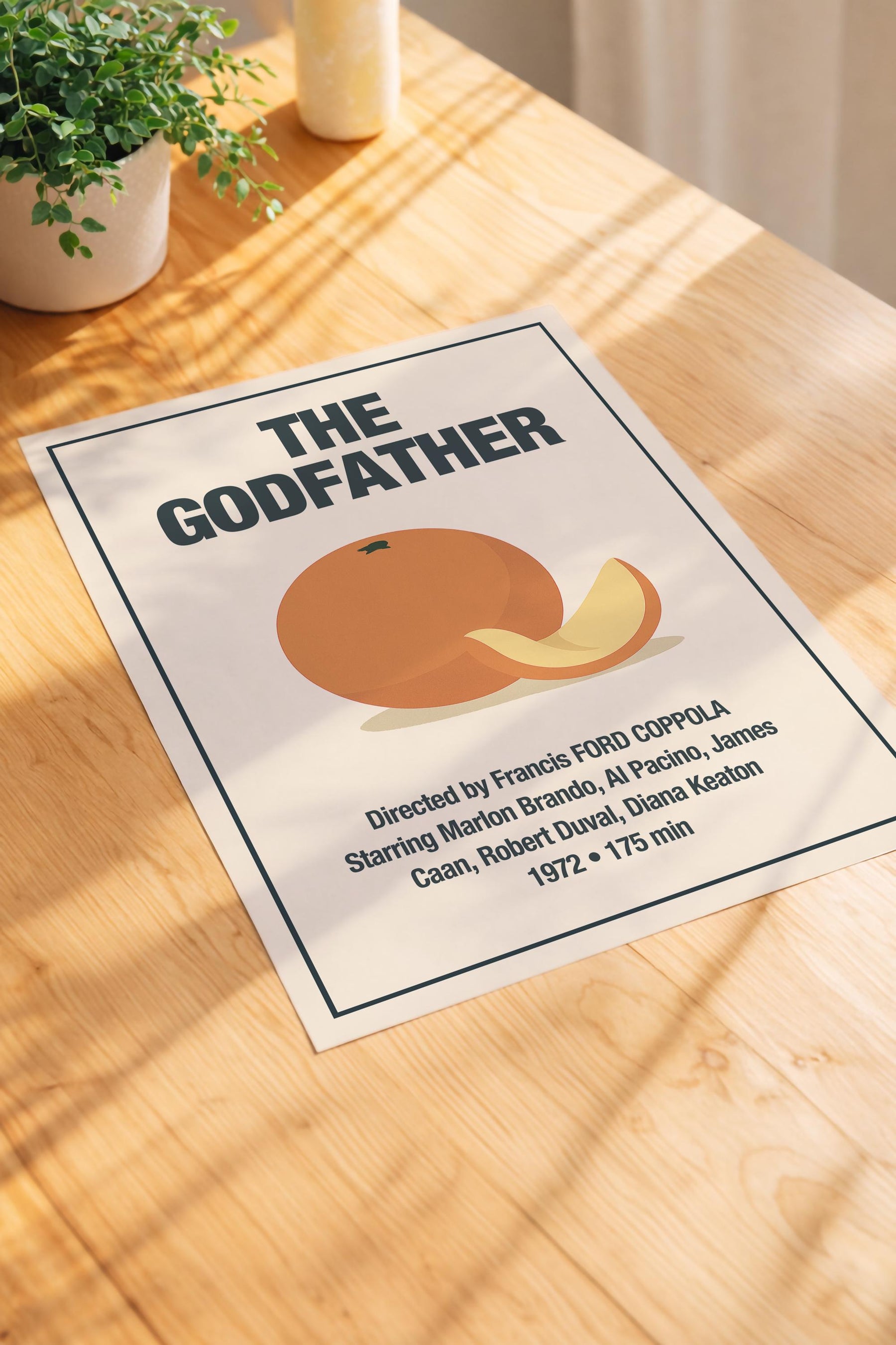 The Godfather Minimalist Movie Poster – Vintage Film Art Print — image 3
