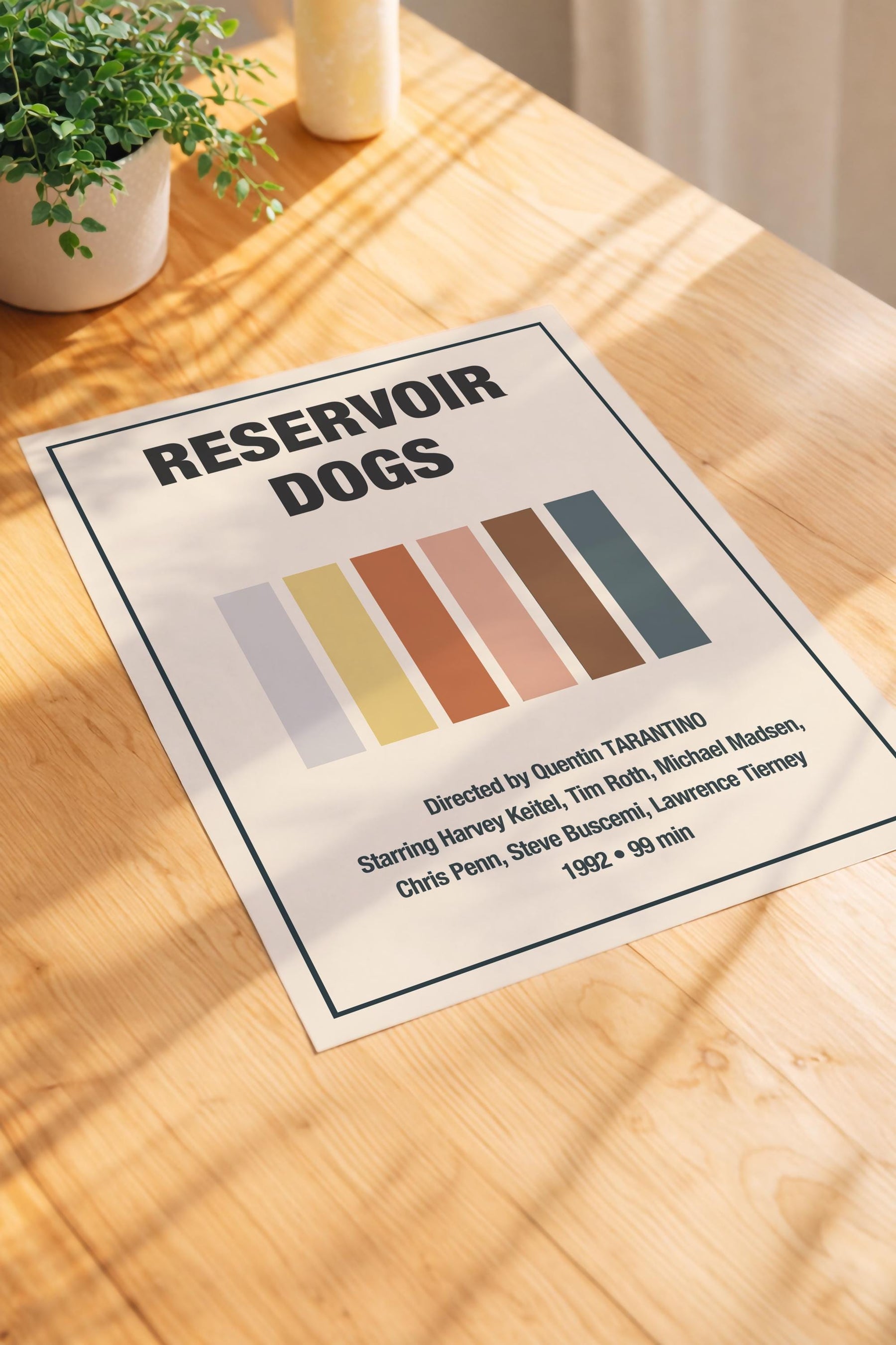 Reservoir Dogs Minimalist Movie Poster – Vintage Film Art Print — image 3