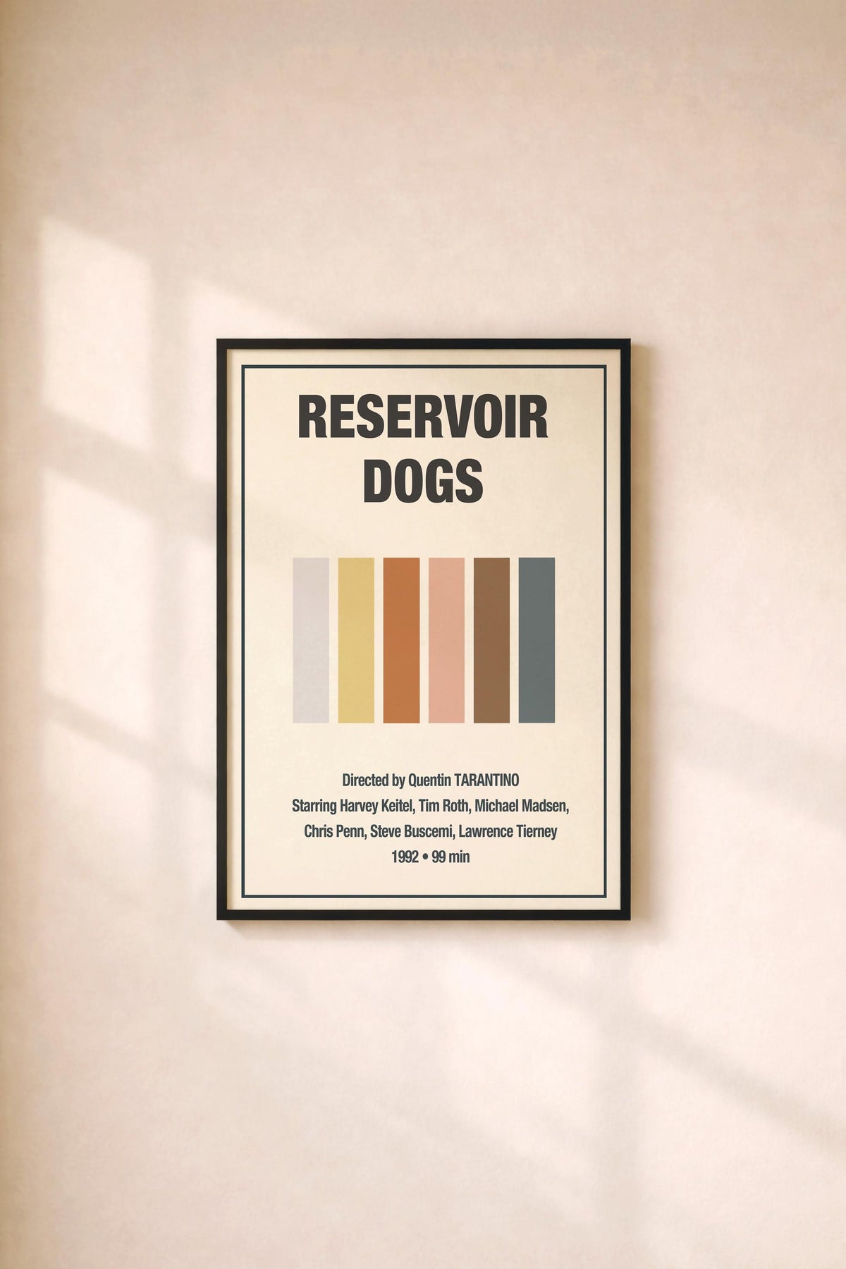 Reservoir Dogs Minimalist Movie Poster – Vintage Film Art Print