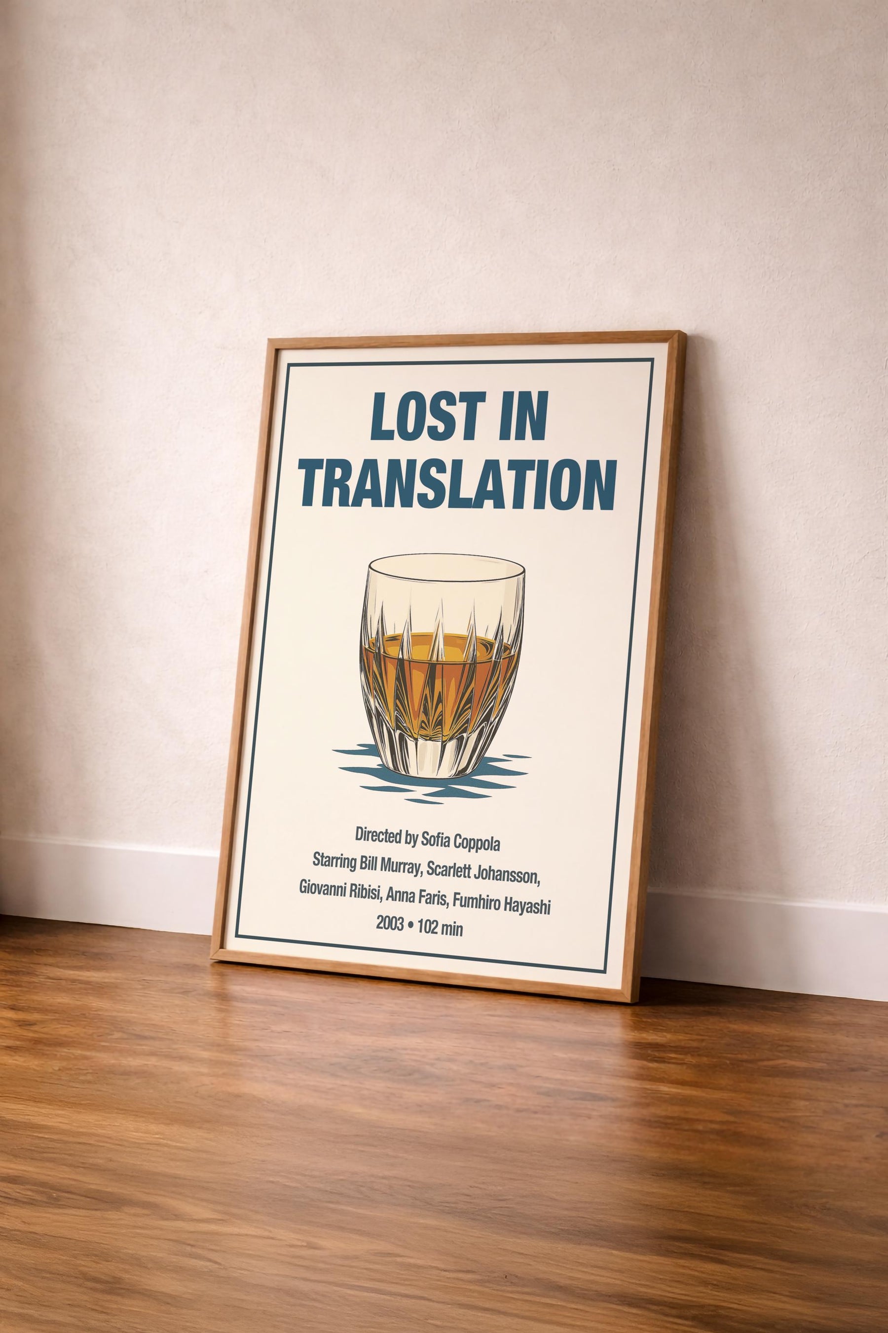 Lost in Translation Minimalist Movie Poster – Vintage Film Art Print — image 5