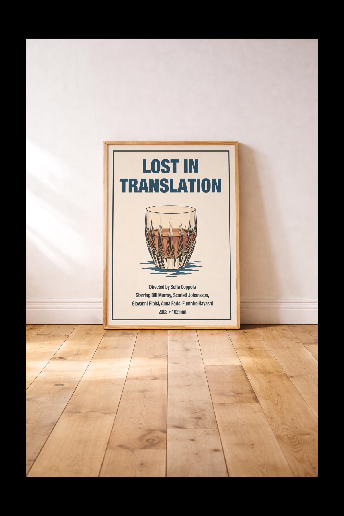 Lost in Translation Minimalist Movie Poster | Vintage Film Art Print