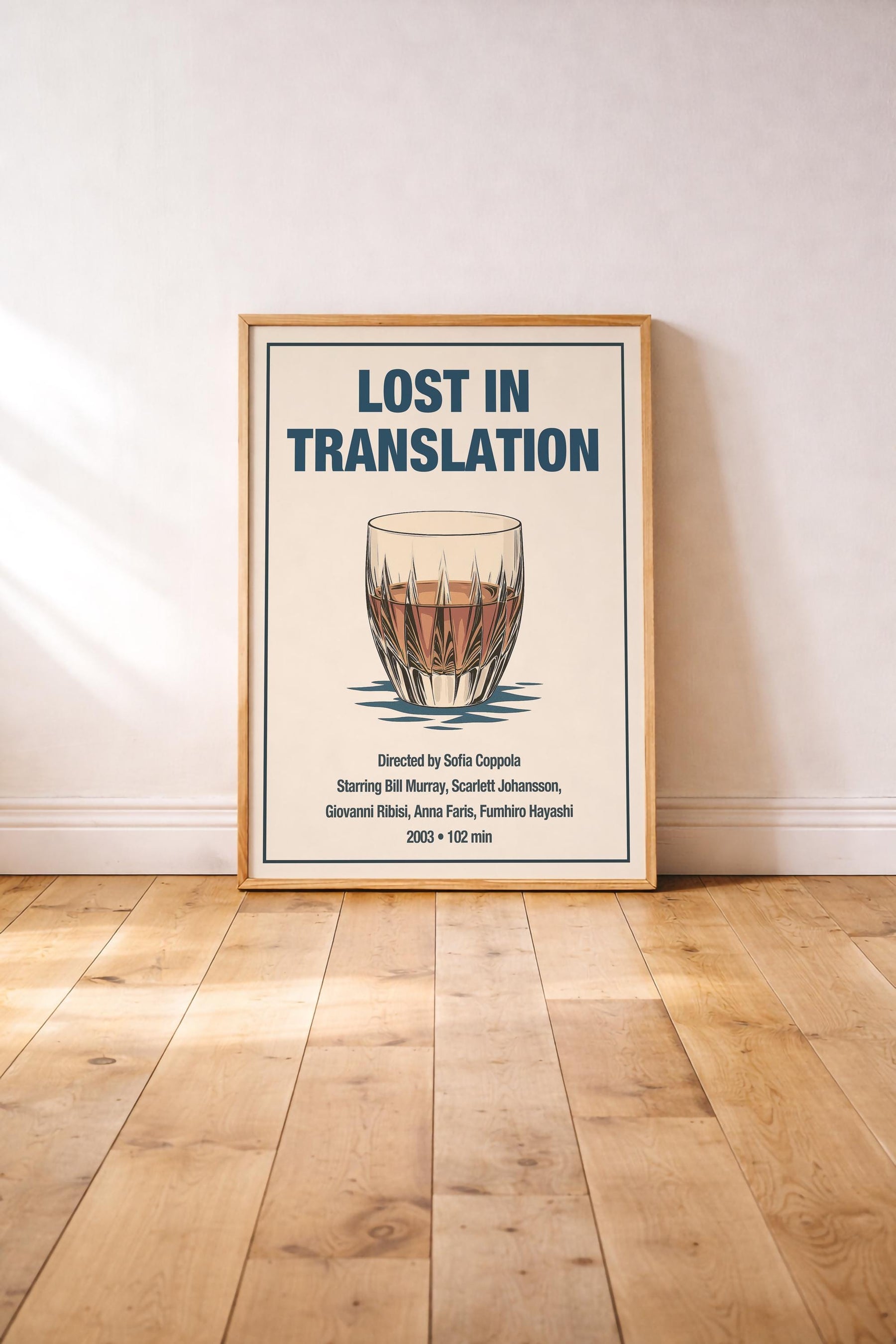 Lost in Translation Minimalist Movie Poster – Vintage Film Art Print — image 2