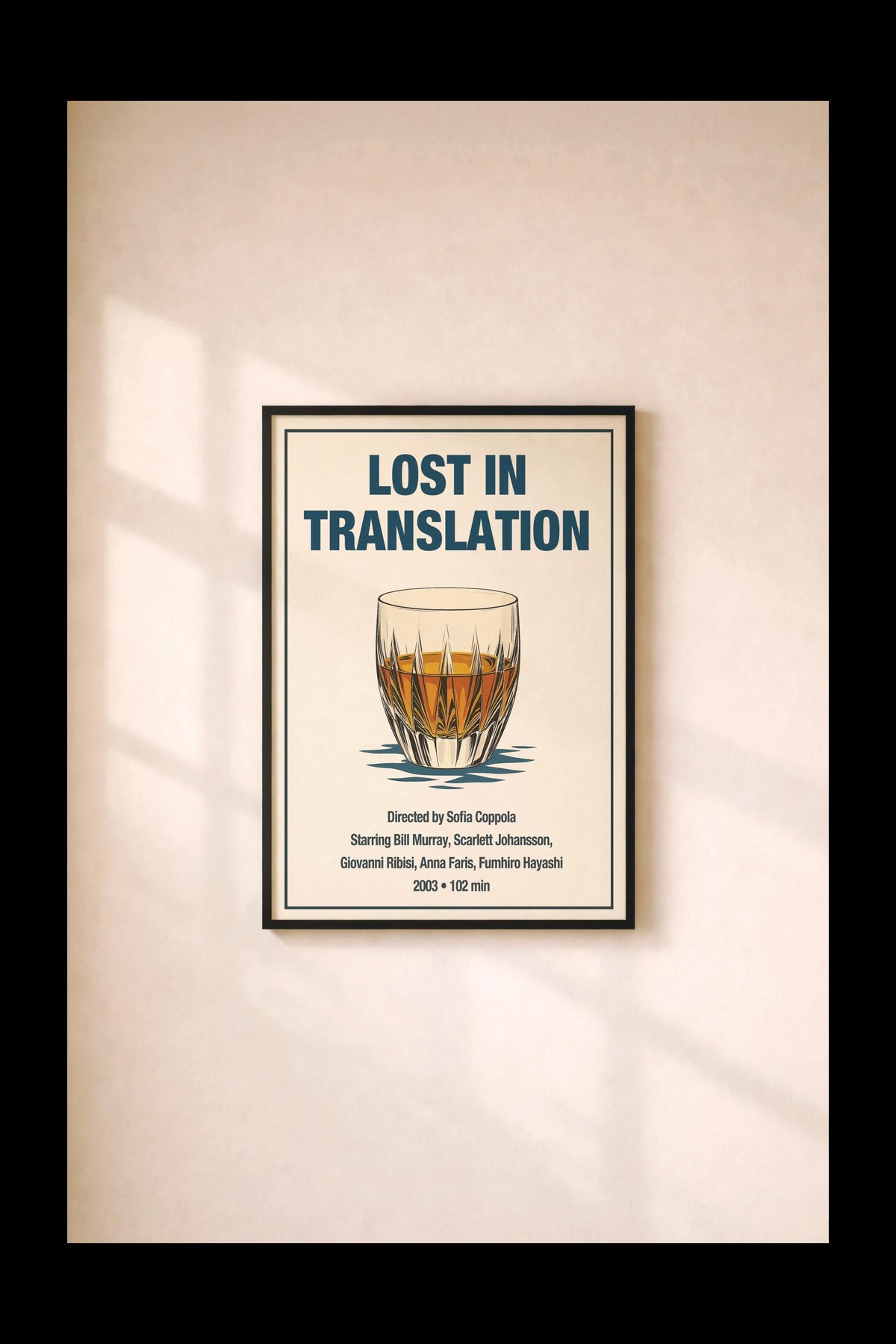 Lost in Translation Minimalist Movie Poster | Vintage Film Art Print