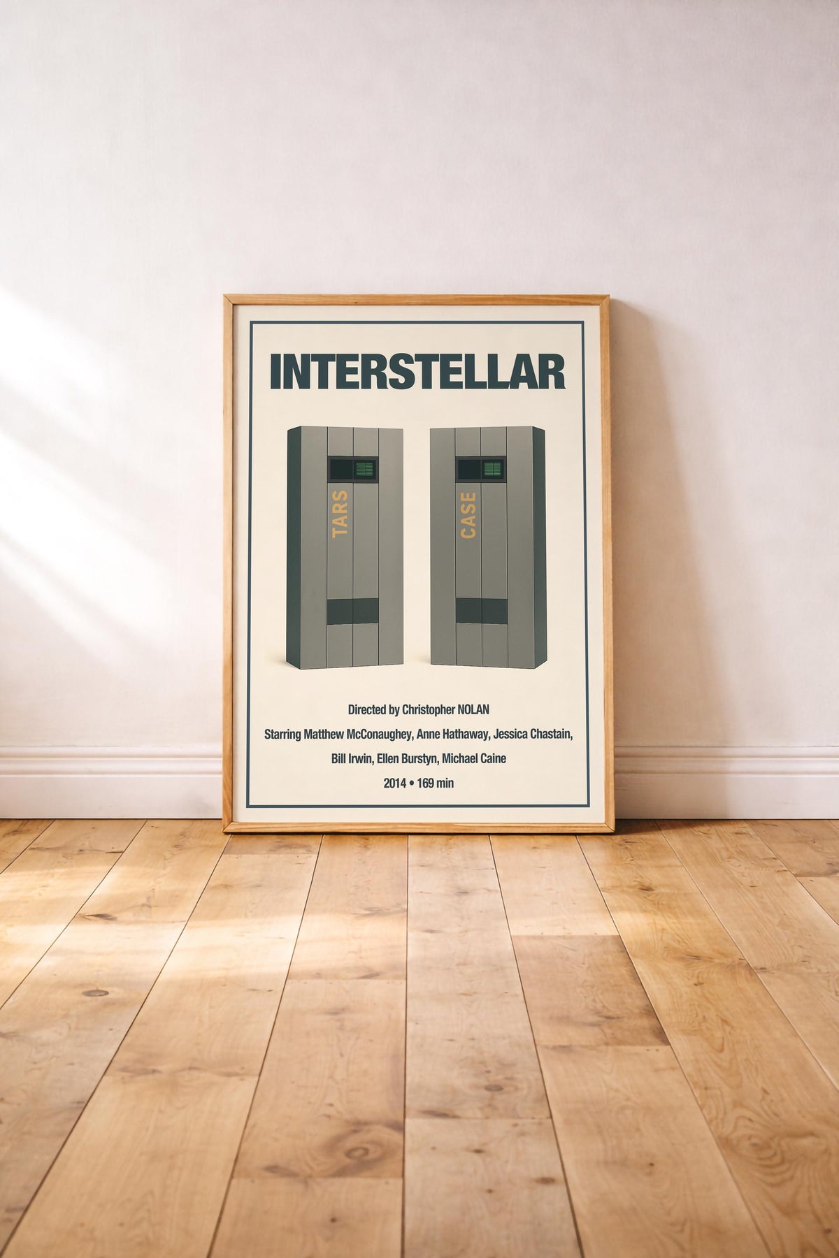 Interstellar Minimalist Movie Poster | Vintage Film Art Print