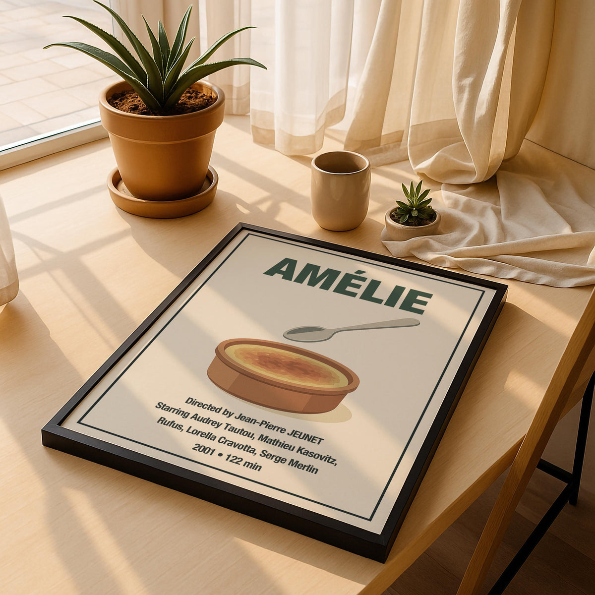 Amélie Minimalist Film Poster – Vintage French Cinema Wall Art Print — image 5