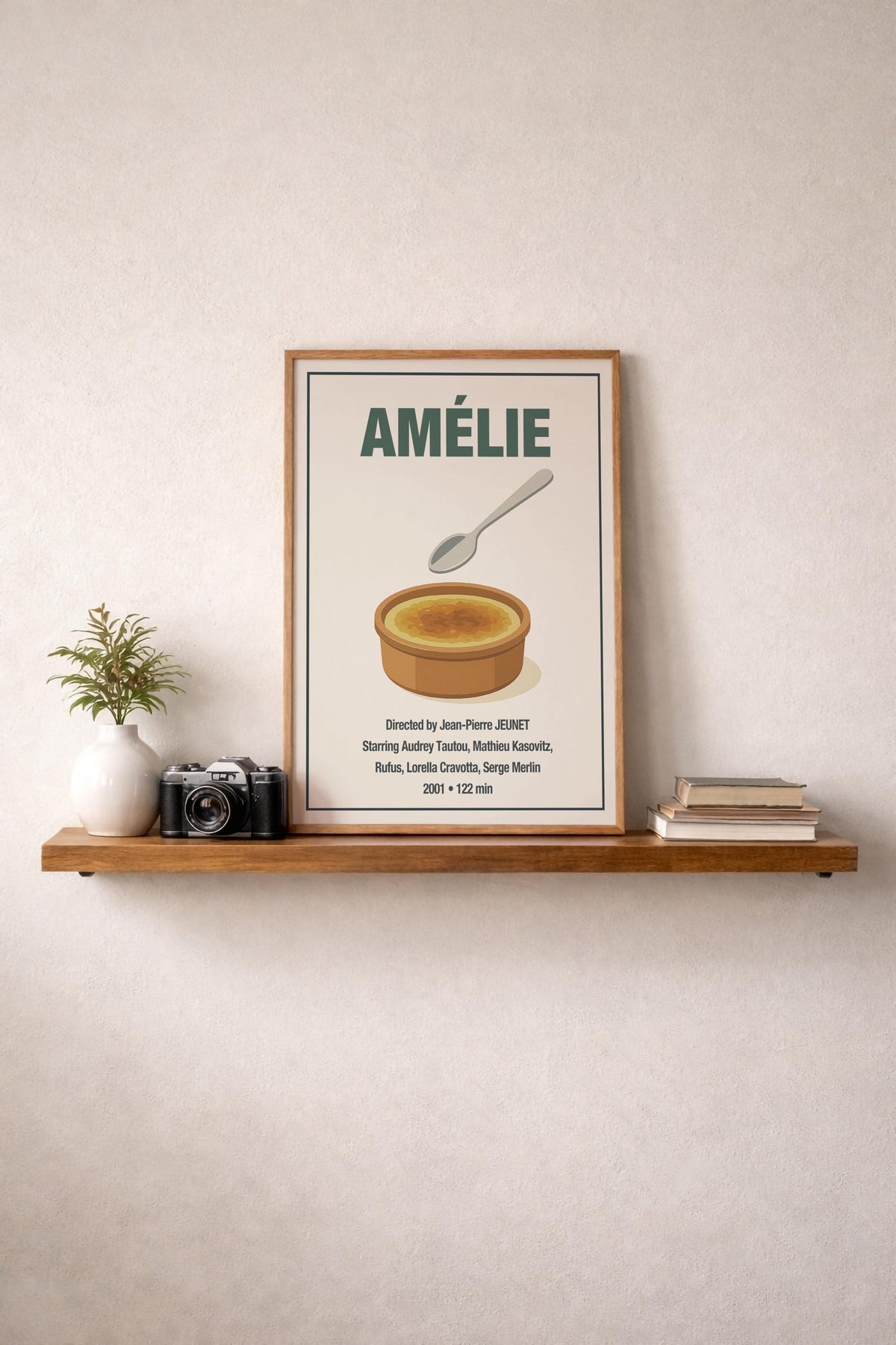 Amélie Minimalist Film Poster – Vintage French Cinema Wall Art Print — image 8