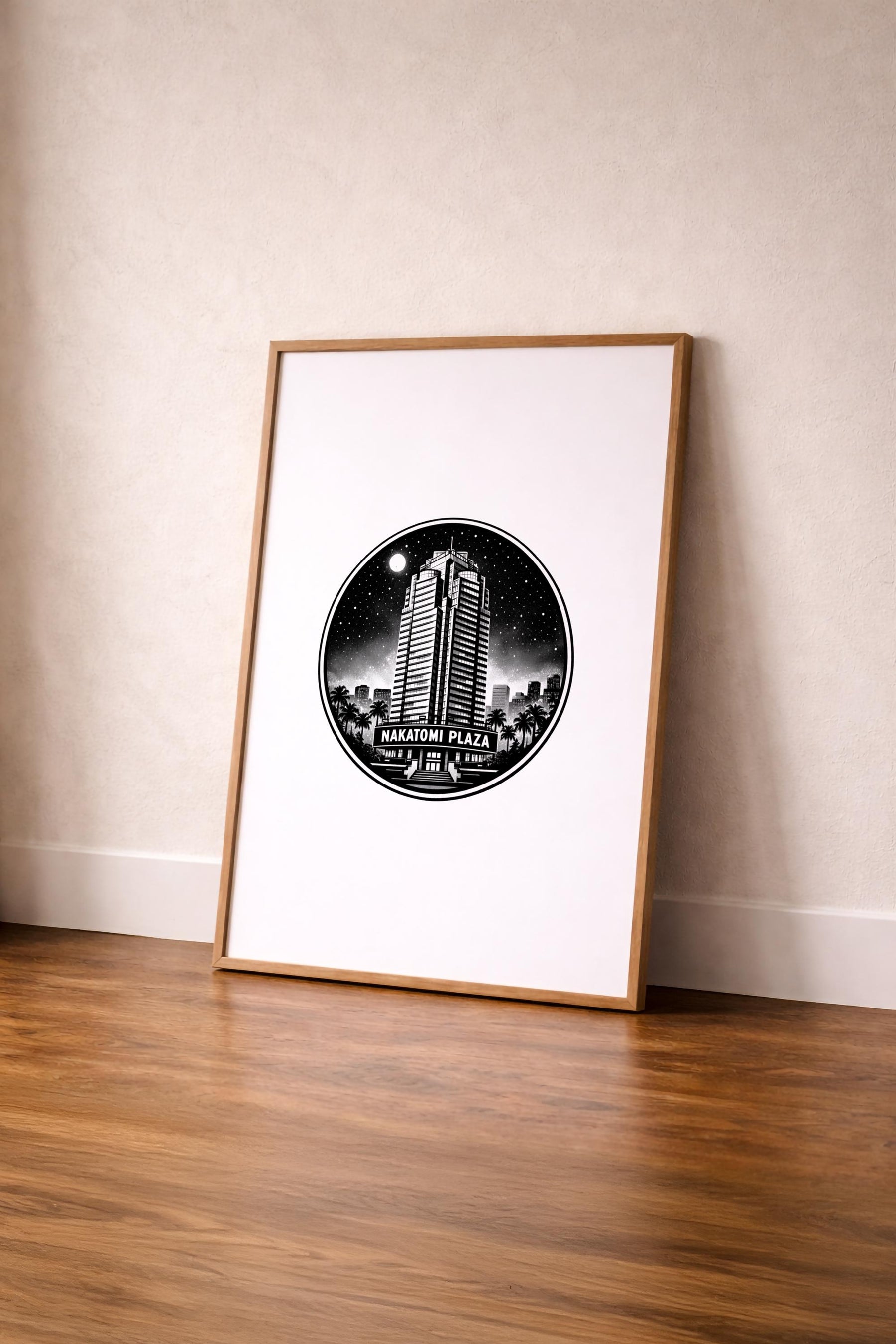 Die Hard Nakatomi Plaza Print – Minimalist Movie Location Poster — image 5