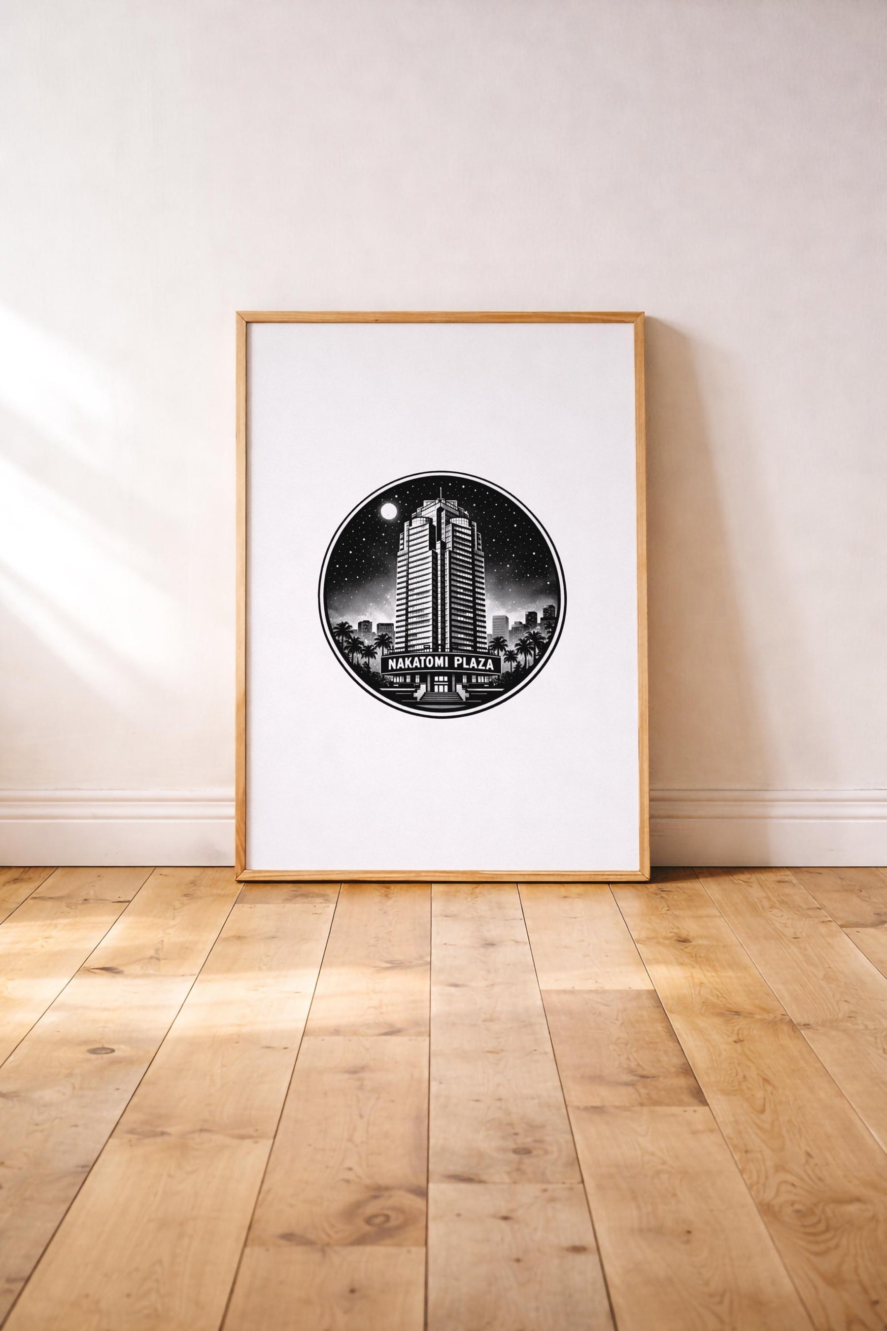 Die Hard Nakatomi Plaza Print – Minimalist Movie Location Poster — image 2