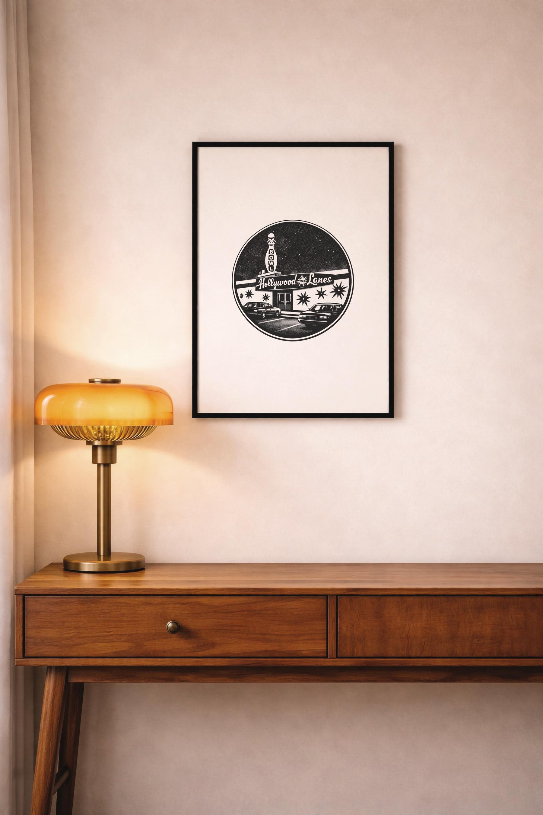 The Big Lebowski Hollywood Star Lanes Print – Movie Location Poster — image 6