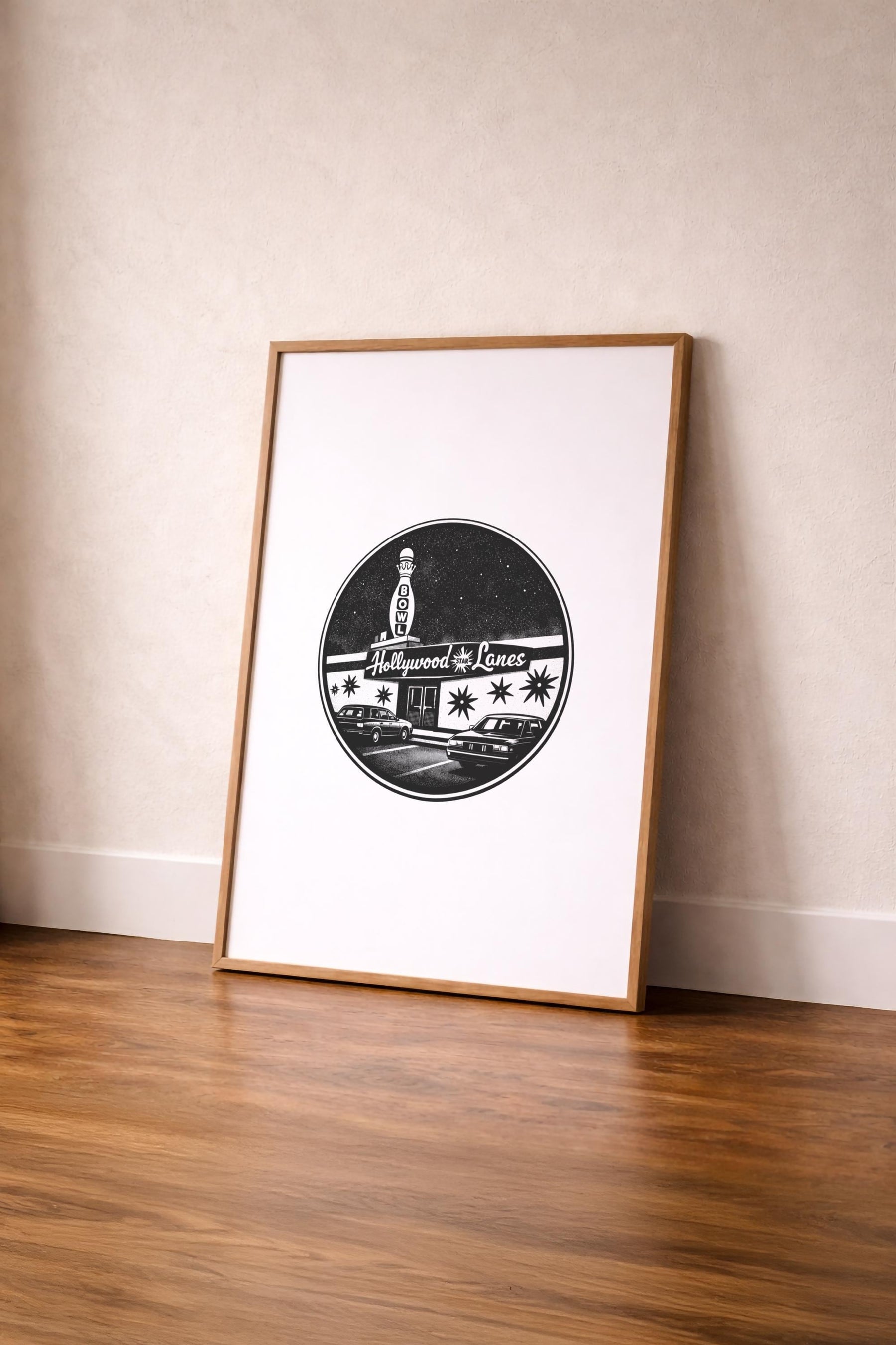 The Big Lebowski Hollywood Star Lanes Print – Movie Location Poster — image 4