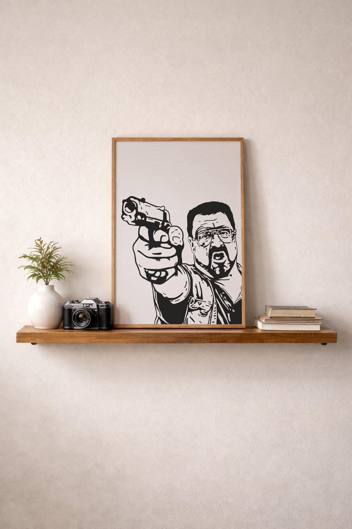 The Big Lebowski Walter Sobchak Art Print – Hand-Drawn Movie Poster — image 9