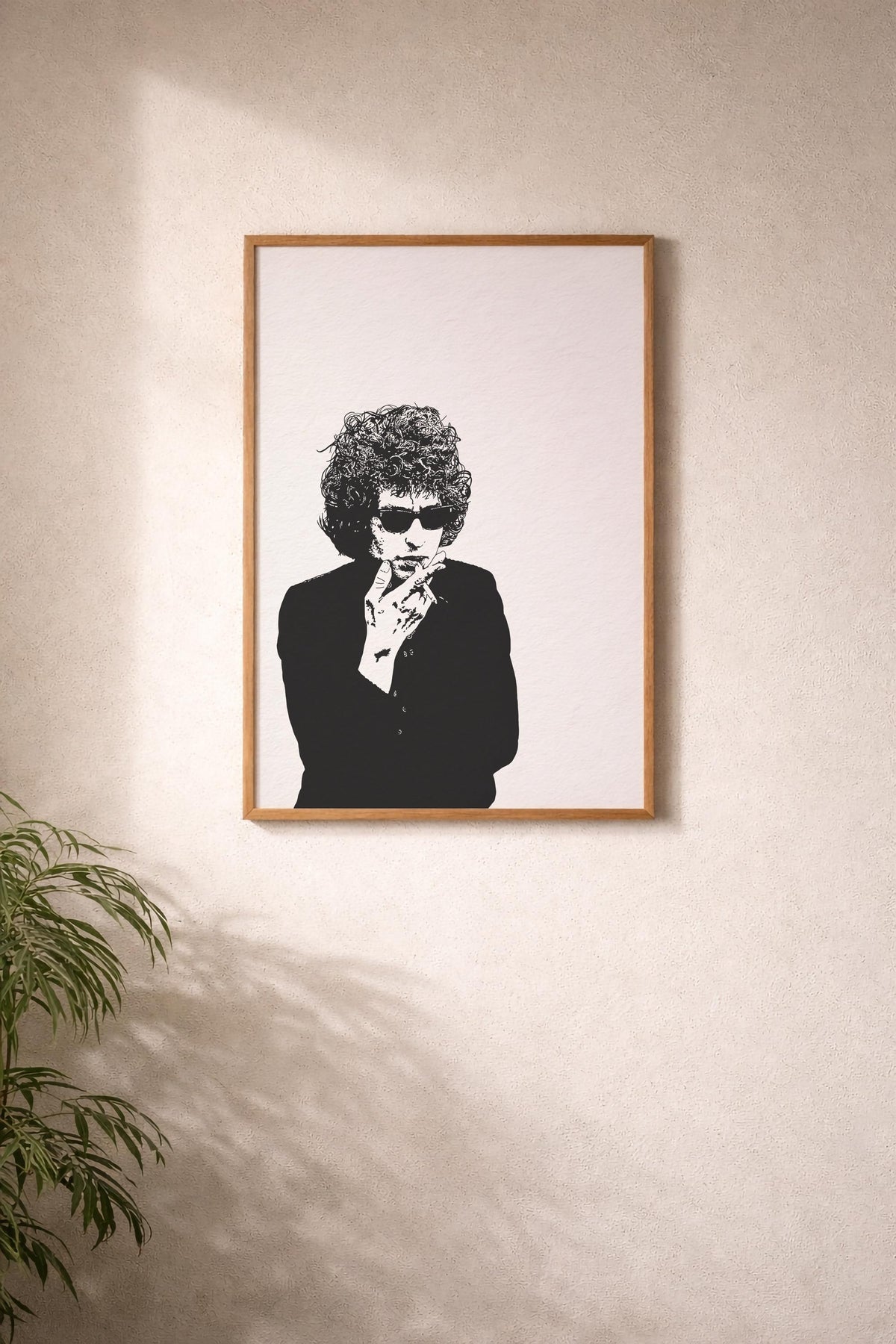 Bob Dylan Art Print - Minimalist Black & White Hand-Drawn Music Icon Poster, Retro Wall Art Gift for Folk Rock and 60s Music Fans — image 7