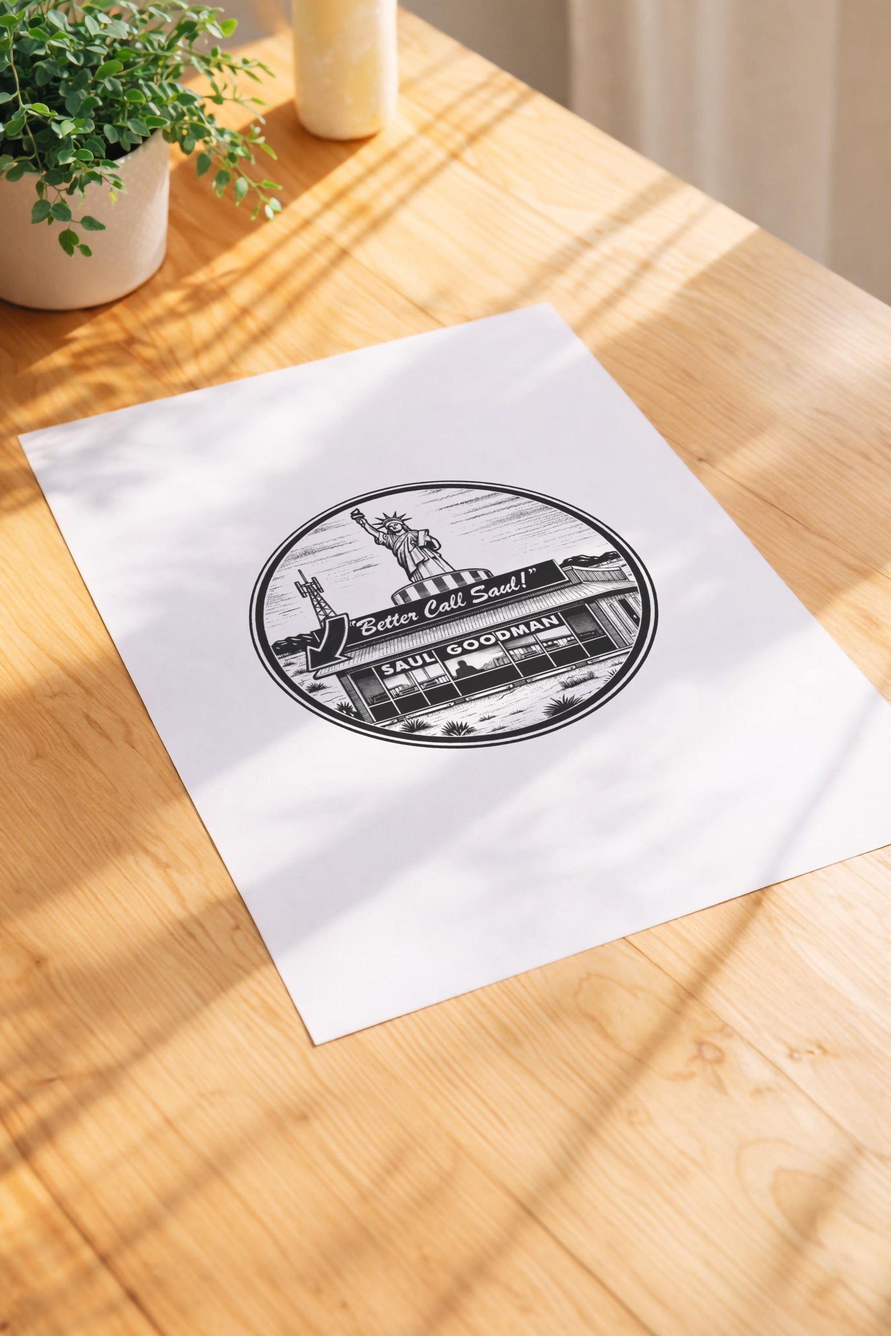 Better Call Saul Saul Goodman Office Minimalist Print – Giclée TV Wall Décor — image 3