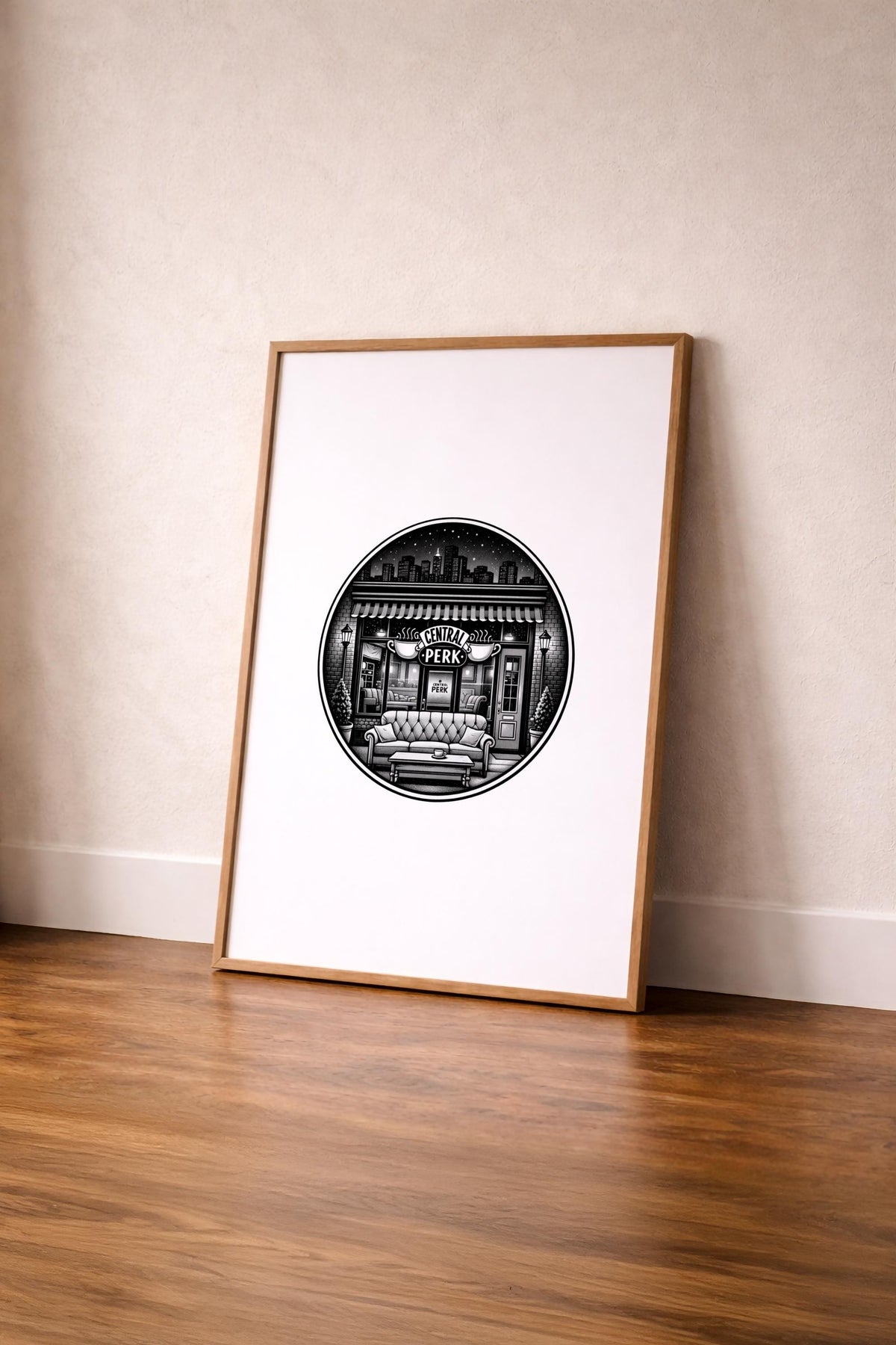 Friends Central Perk Minimalist Art Print – Giclée TV Wall Décor — image 4
