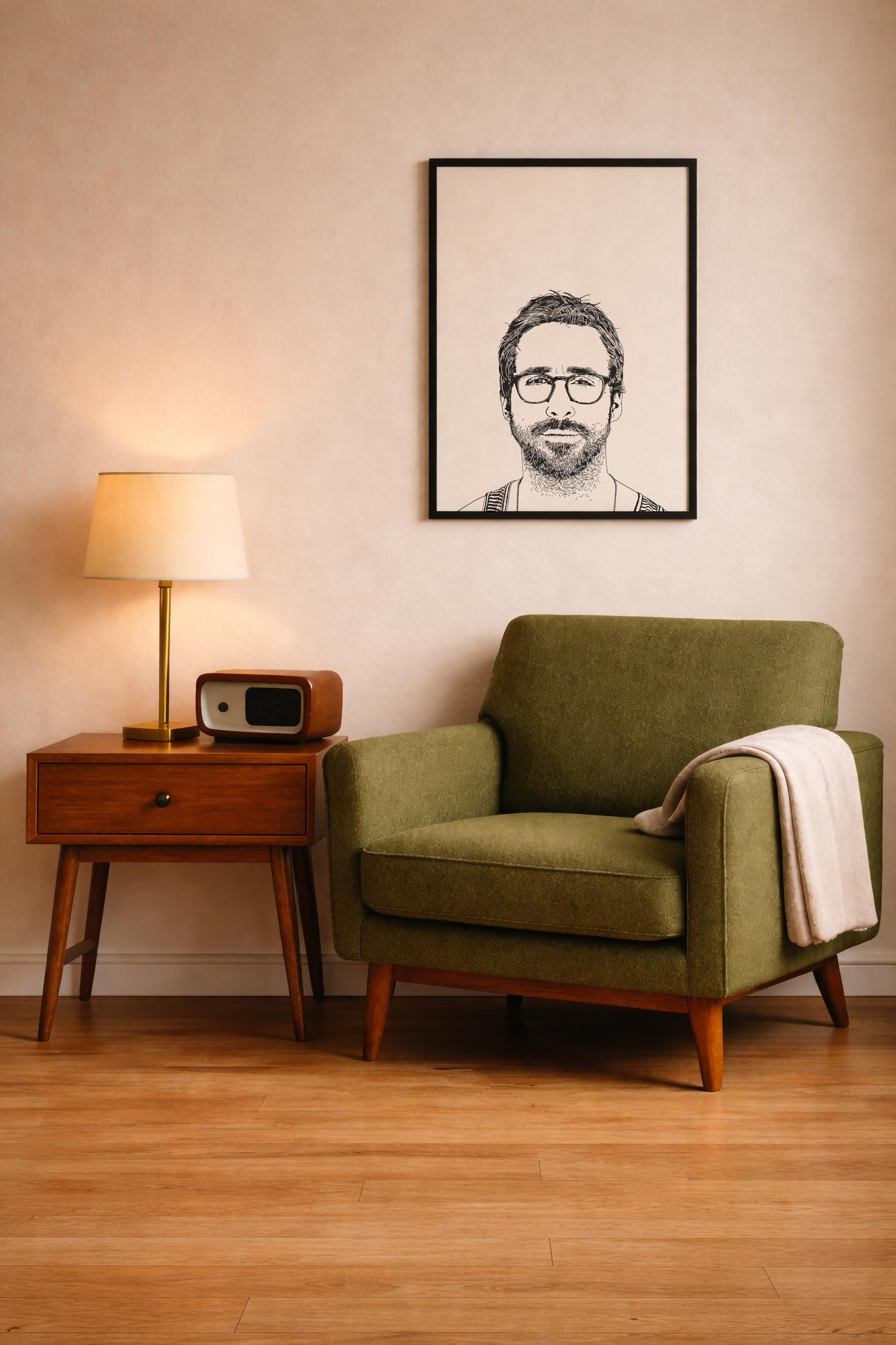 Ryan Gosling Portrait Print - Hey Girl - Giclée Wall Art Poster Print — image 10