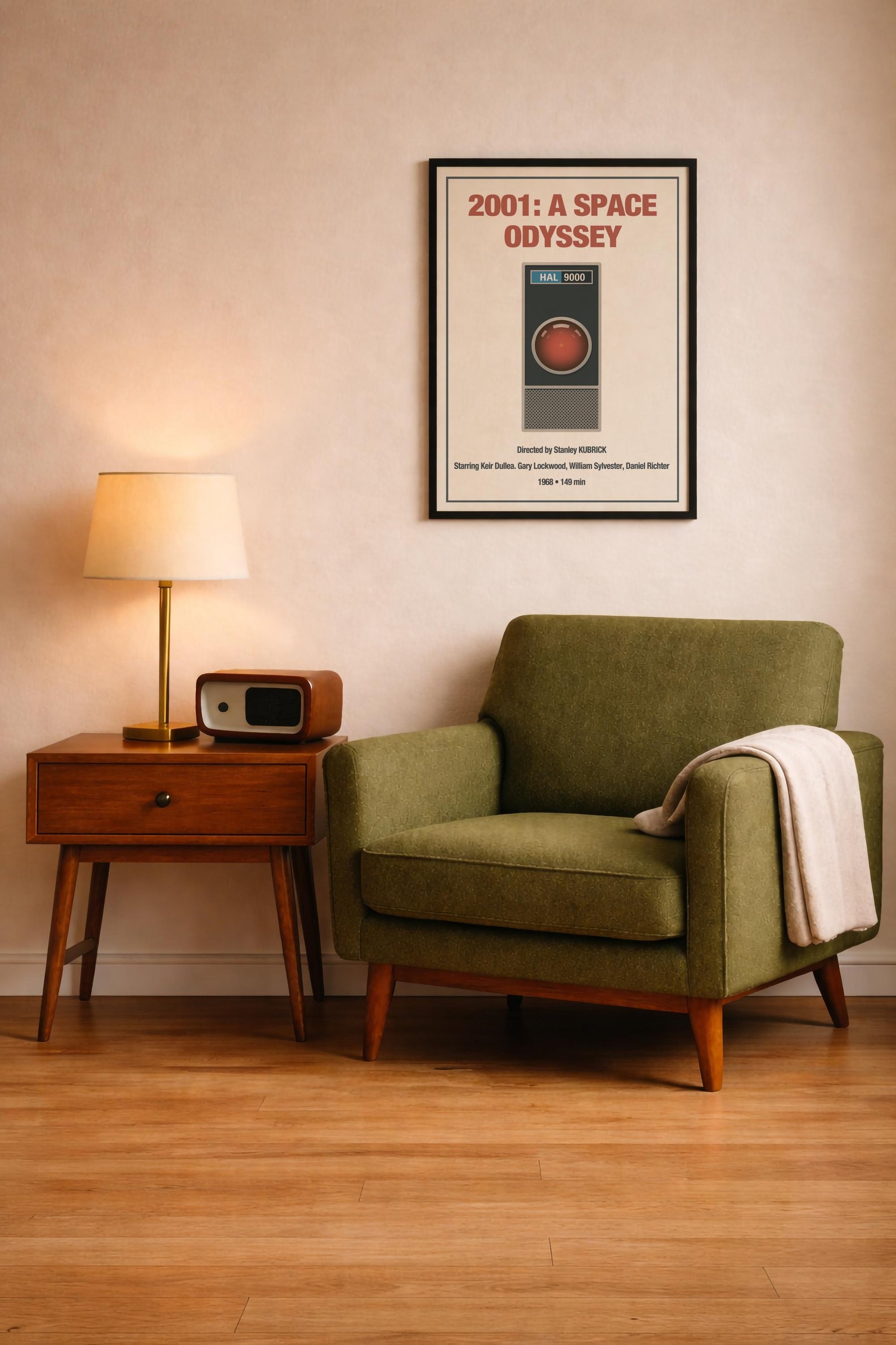 2001: A Space Odyssey HAL 9000 Minimalist Movie Poster – Kubrick Sci-Fi Vintage Wall Art Print — image 9