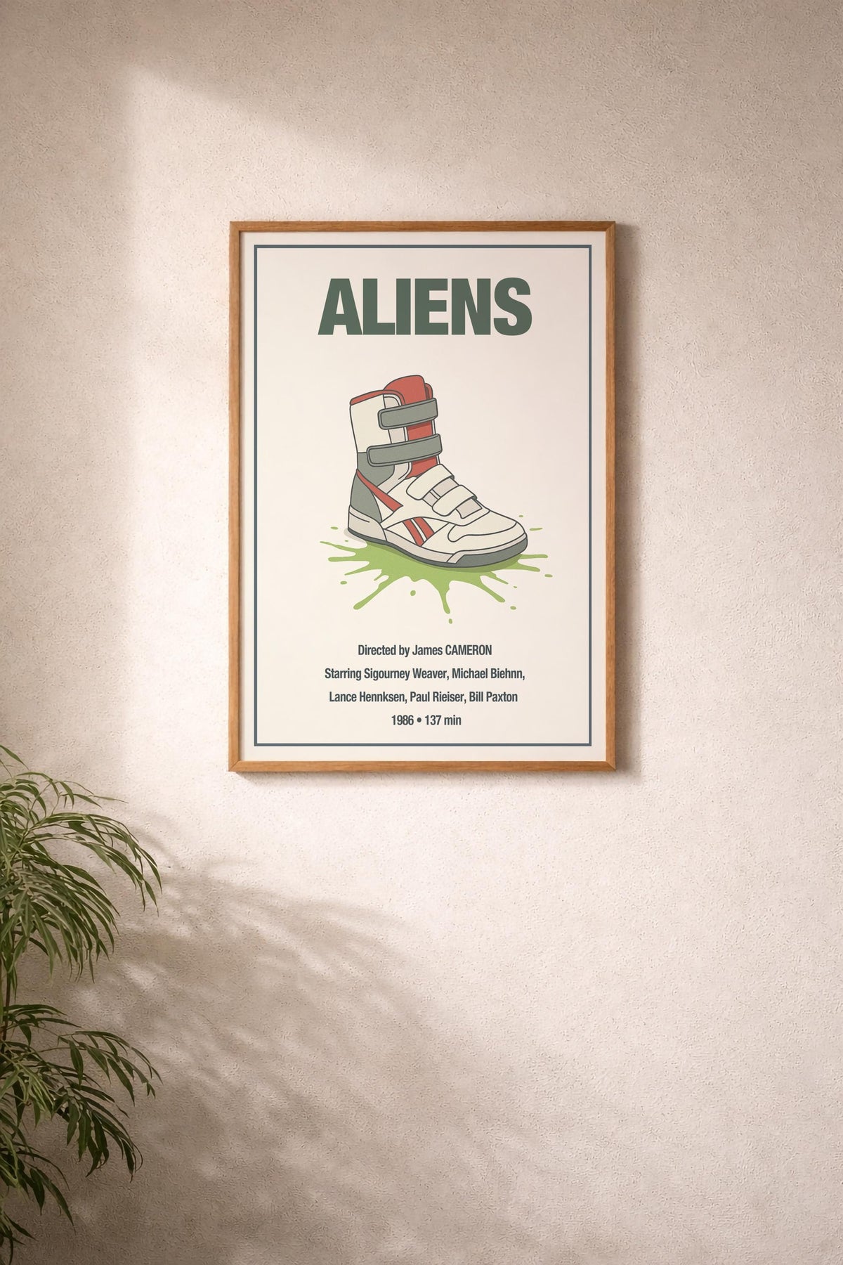 Aliens Minimalist Movie Poster – Sci-Fi Film Print Wall Art — image 7