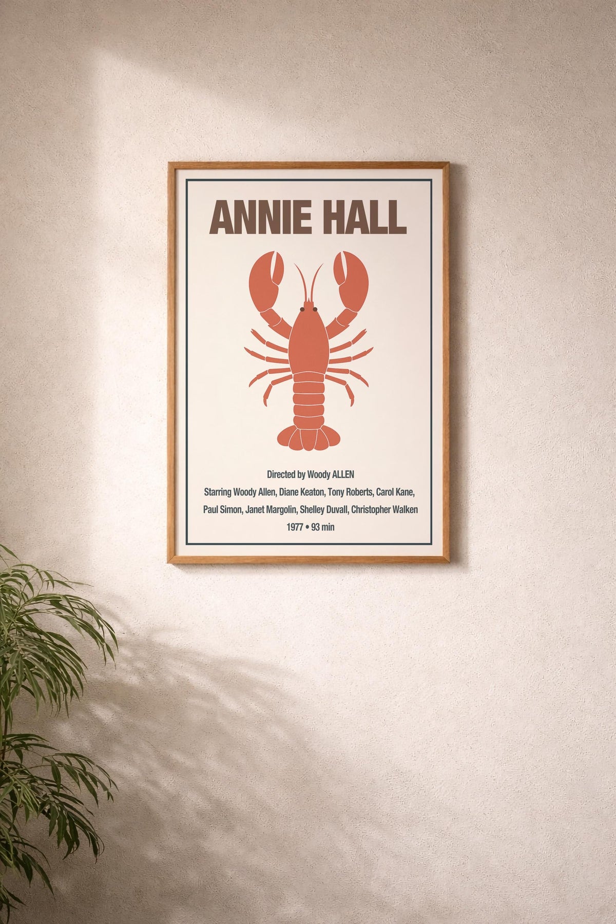 Annie Hall Lobster Minimalist Movie Poster – Classic Film Wall Art — image 6