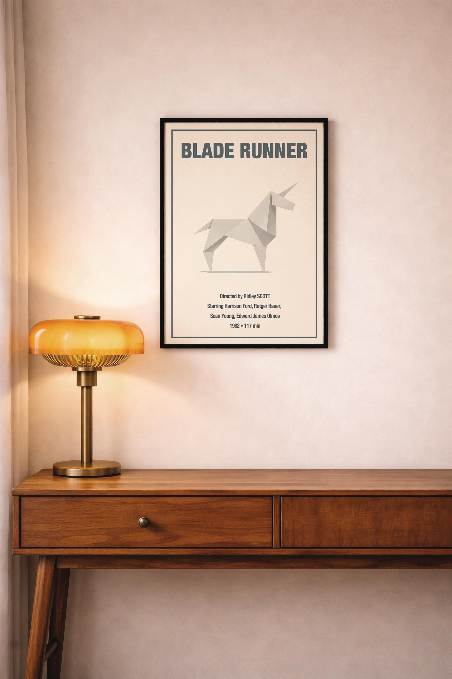 Blade Runner Origami Unicorn Minimalist Movie Poster - Sci-Fi Film Wall Art — image 7