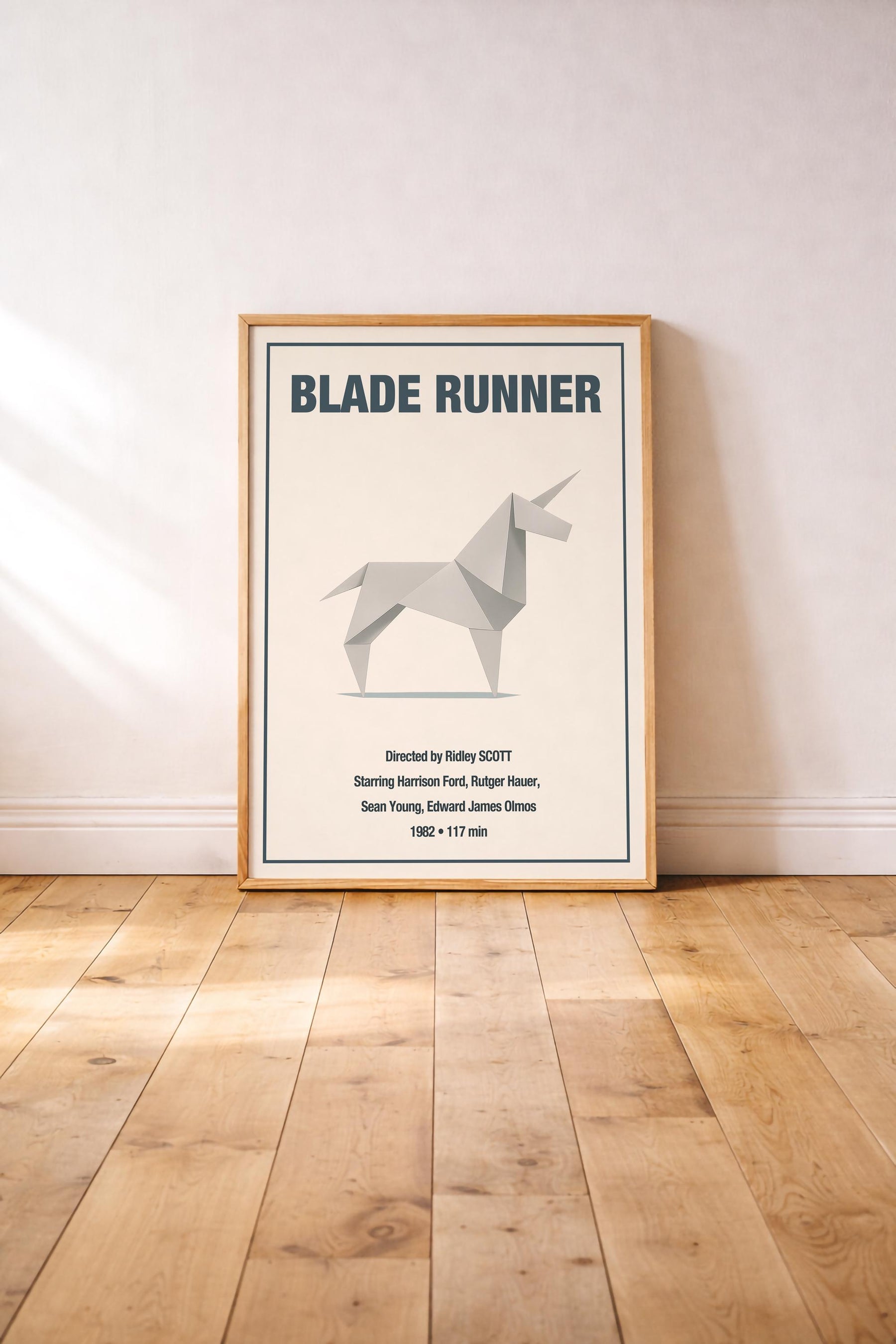 Blade Runner Origami Unicorn Minimalist Movie Poster - Sci-Fi Film Wall Art — image 2