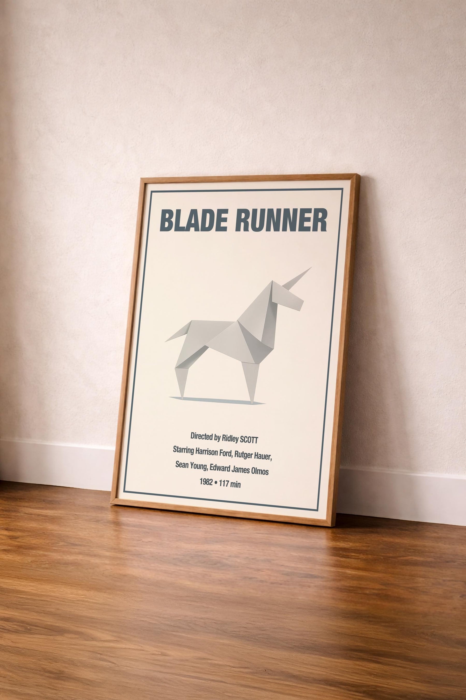 Blade Runner Origami Unicorn Minimalist Movie Poster - Sci-Fi Film Wall Art — image 4