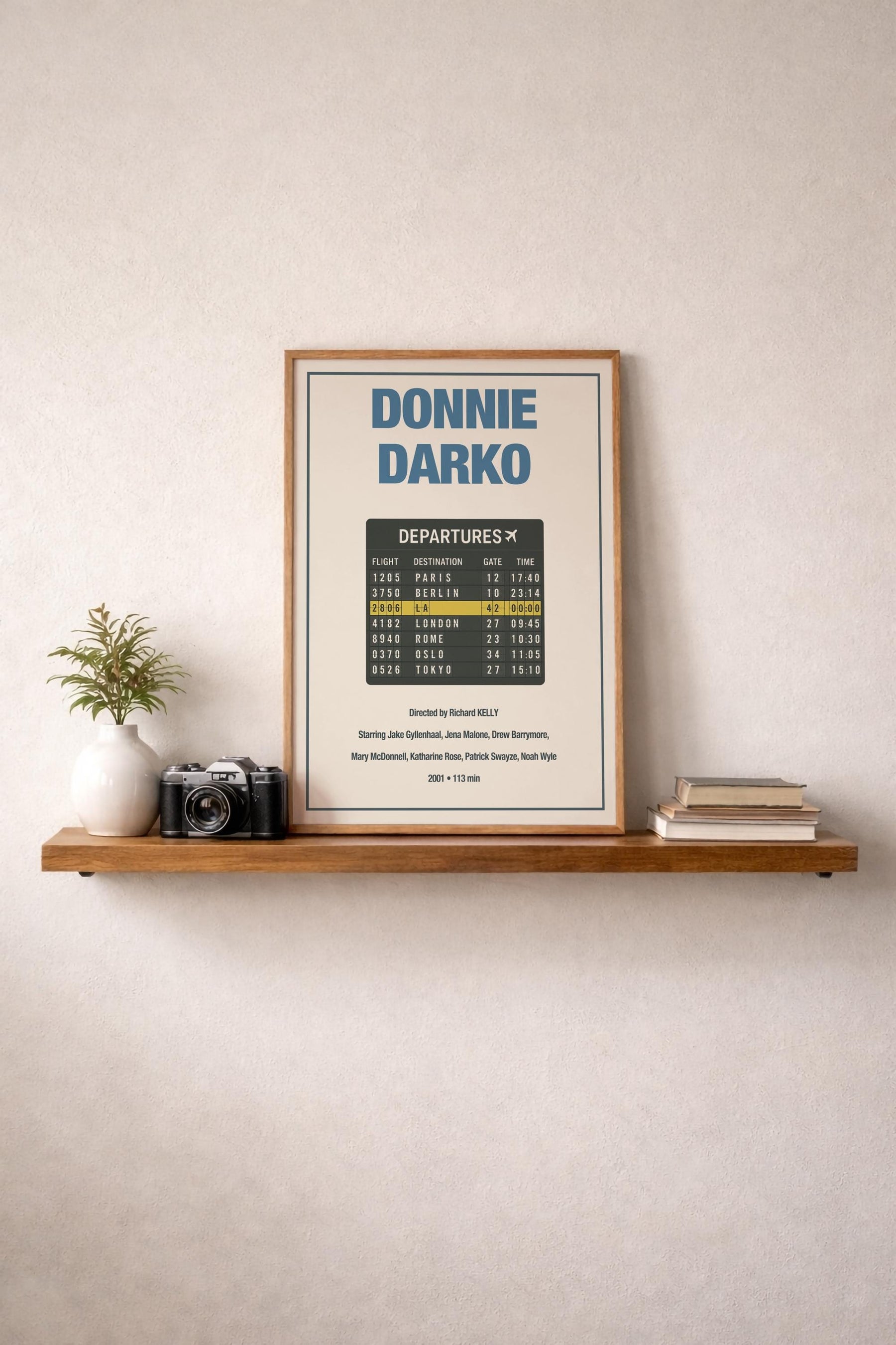 Donnie Darko Minimalist Poster – Countdown Cult Movie Wall Art — image 8