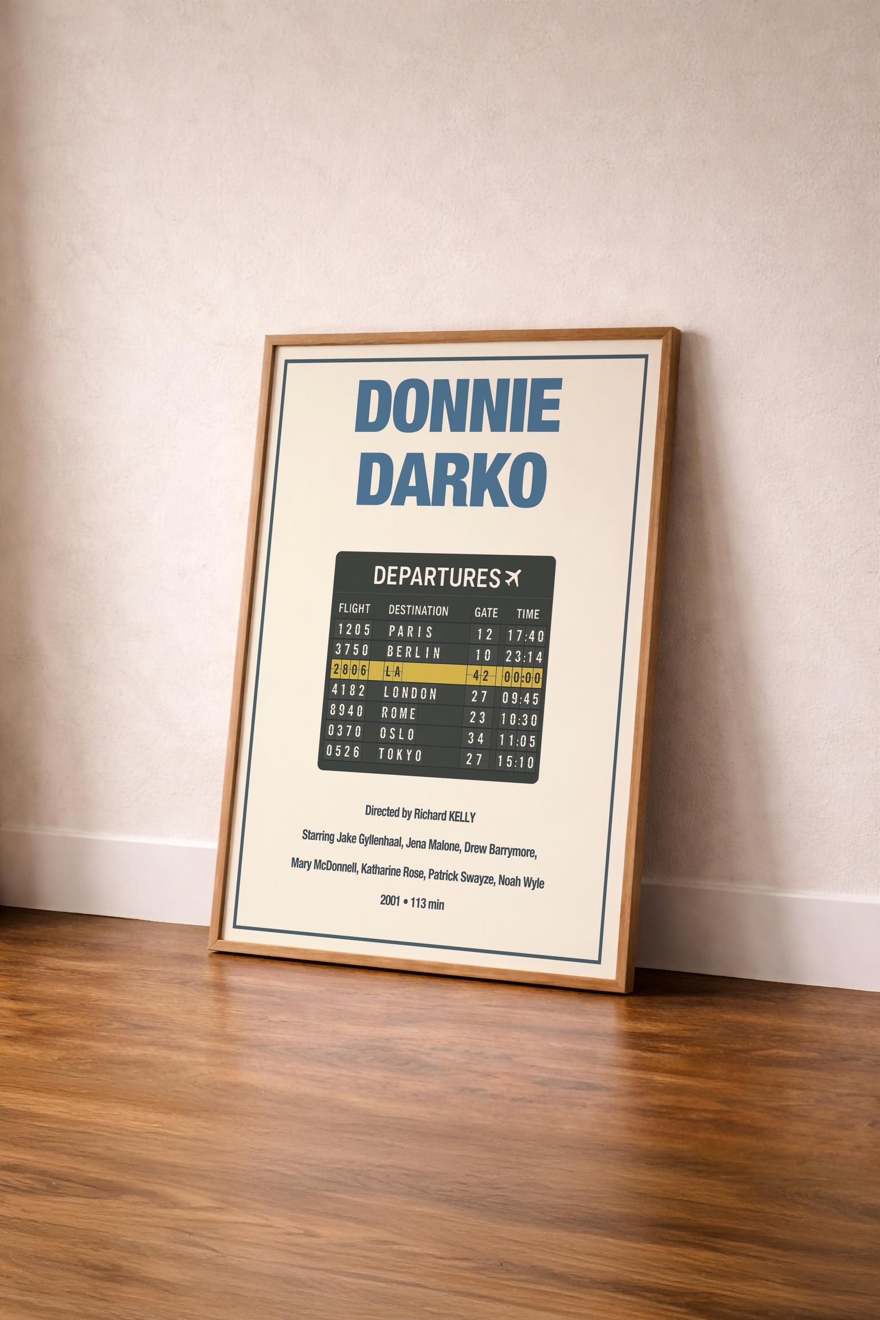 Donnie Darko Minimalist Poster – Countdown Cult Movie Wall Art — image 4
