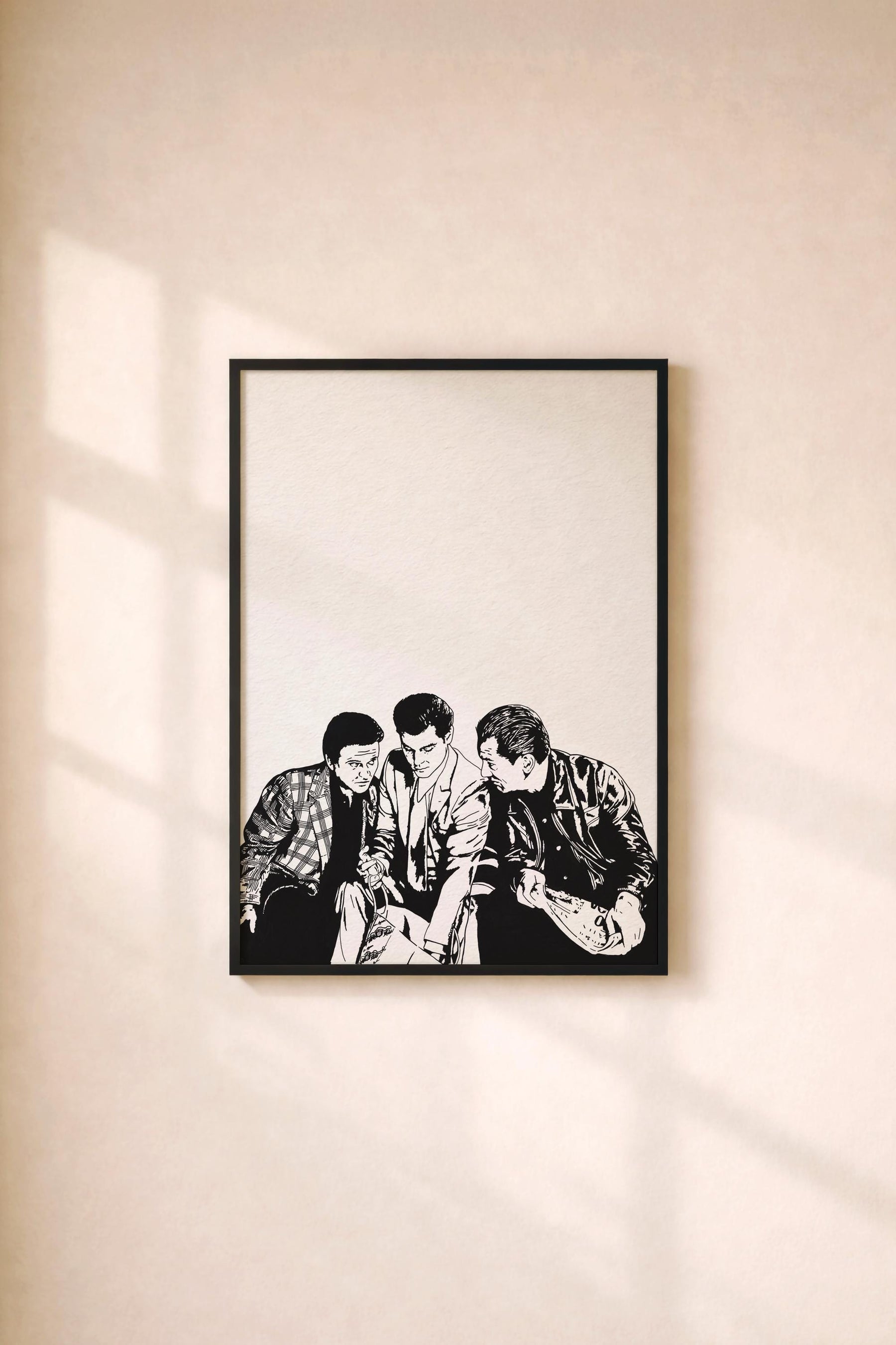 Goodfellas Portrait Film Poster – Henry Hill Jimmy Conway Tommy DeVito Giclée Art Print — image 2