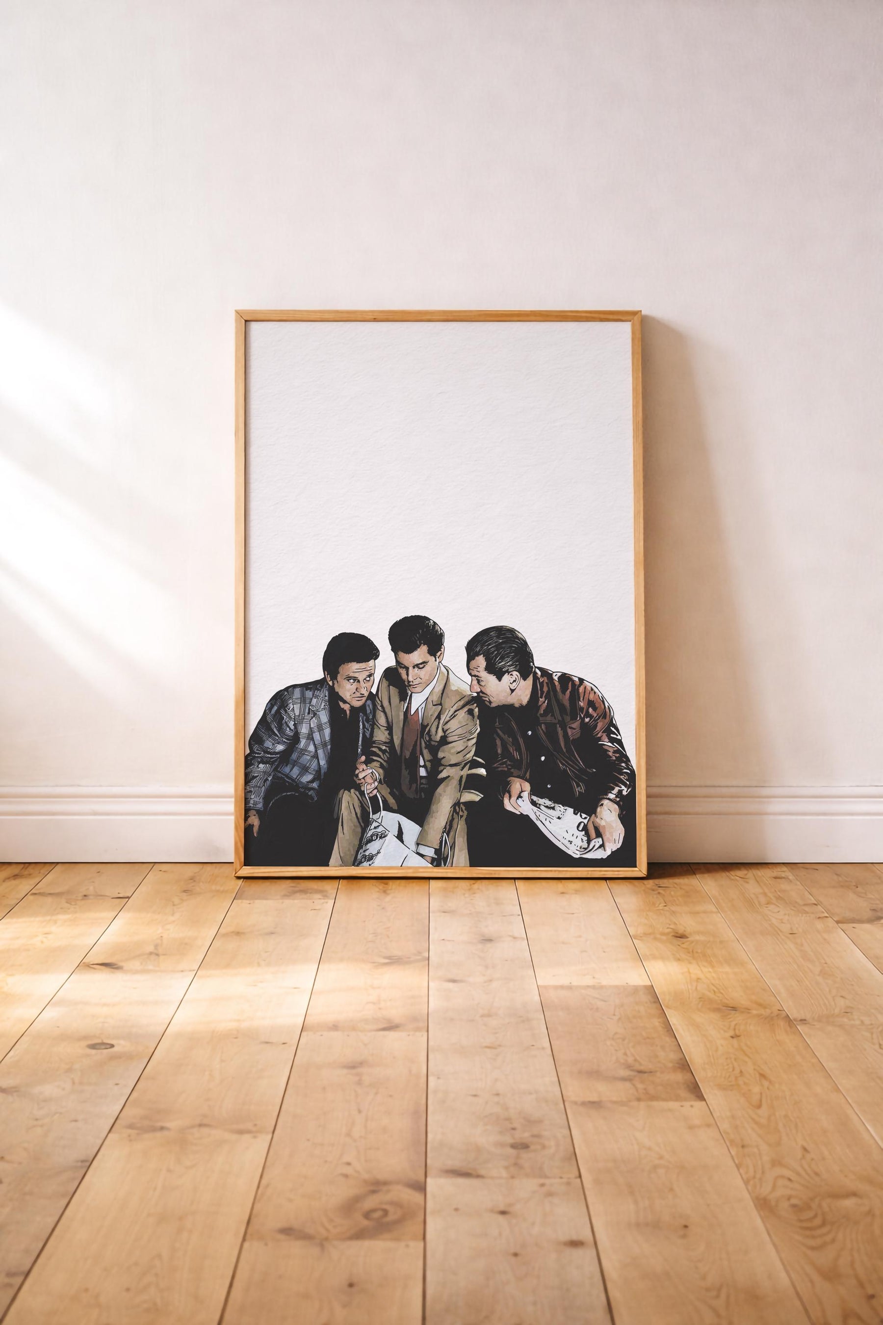 Goodfellas Portrait Film Poster – Henry Hill Jimmy Conway Tommy DeVito Giclée Art Print — image 3