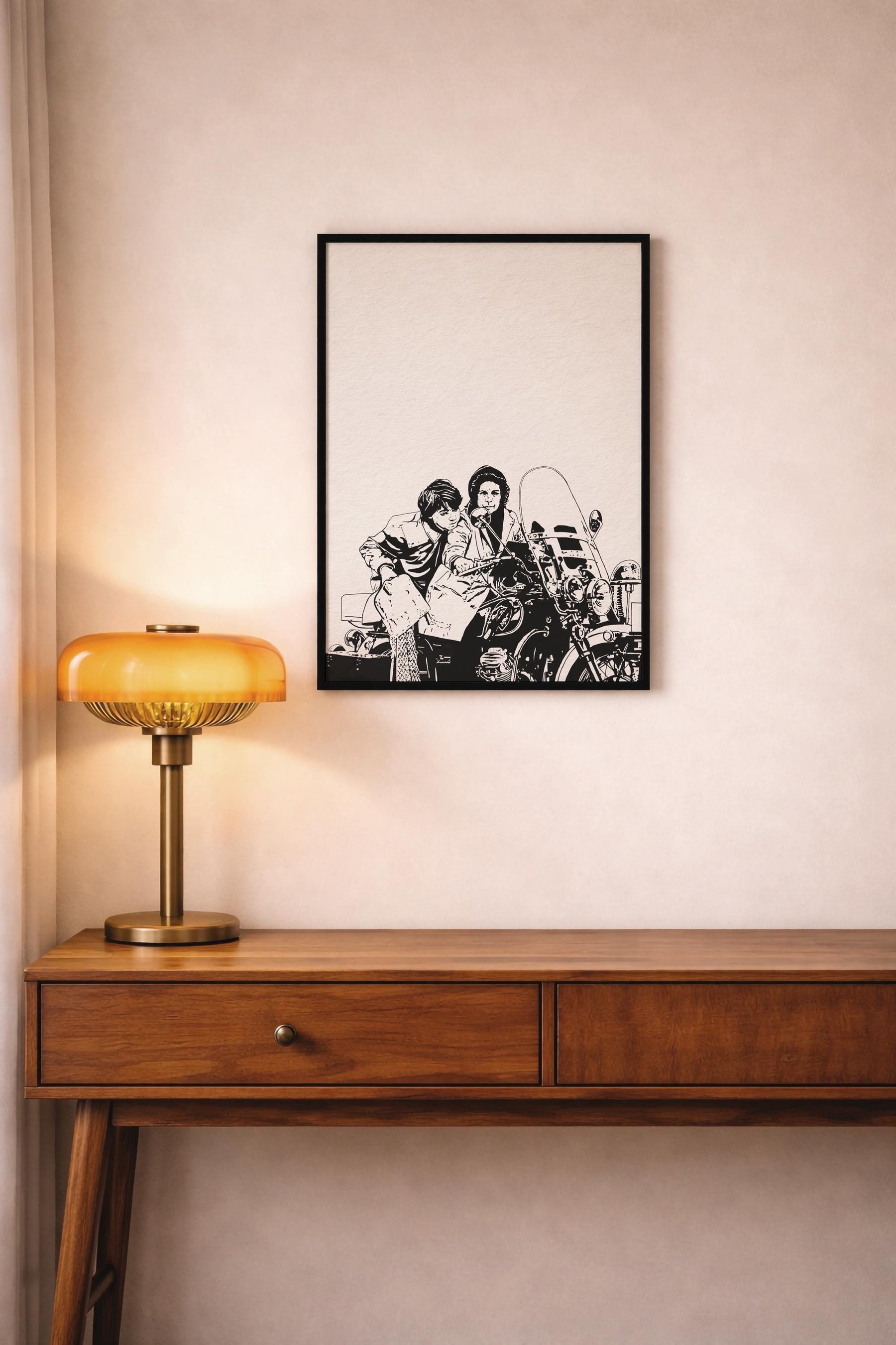 Harold and Maude Art Print – Minimalist Cult Film Illustration – Giclée Movie Wall Art — image 9