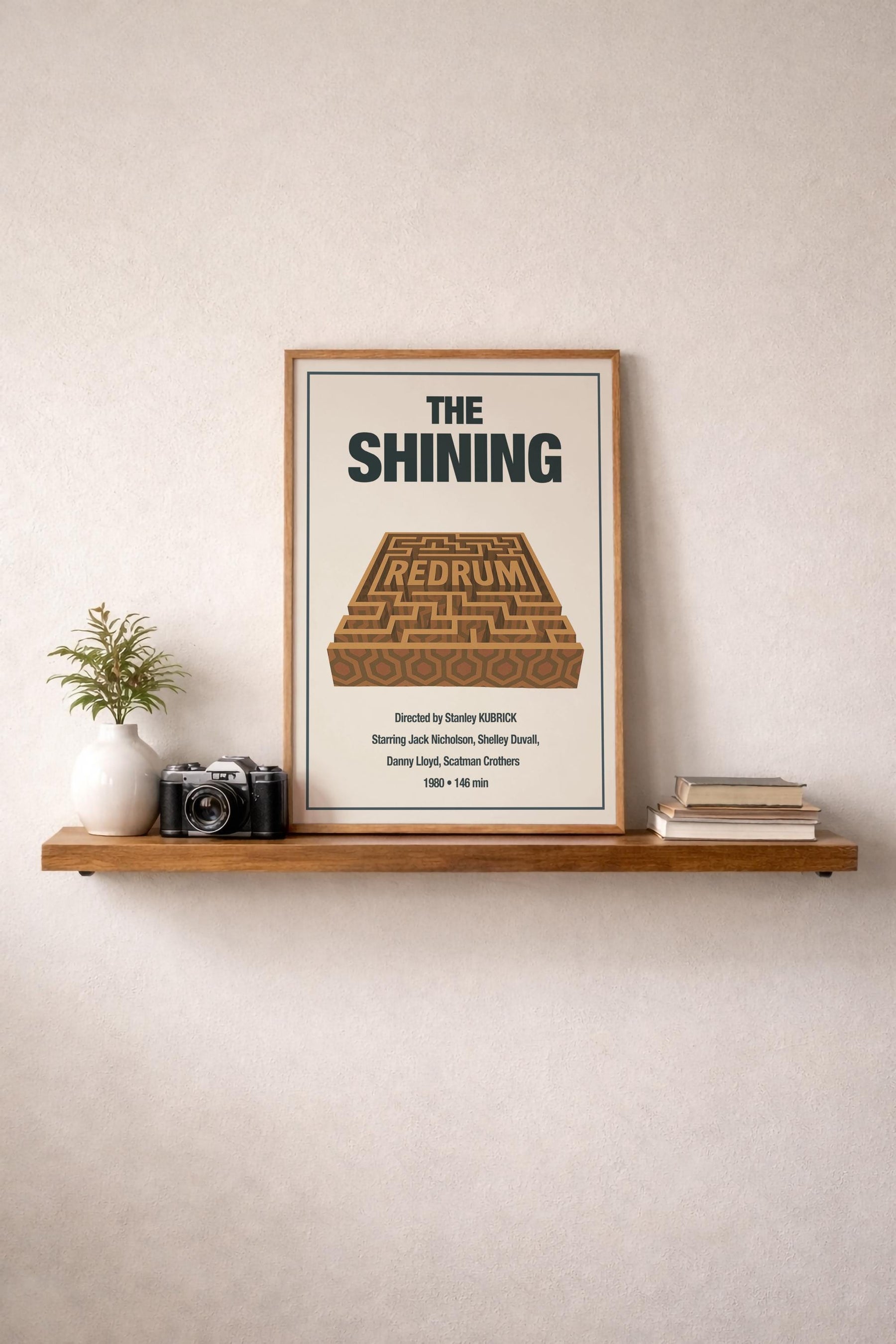 The Shining Maze Minimalist Film Poster – Kubrick Horror Cinema Art Print — image 8