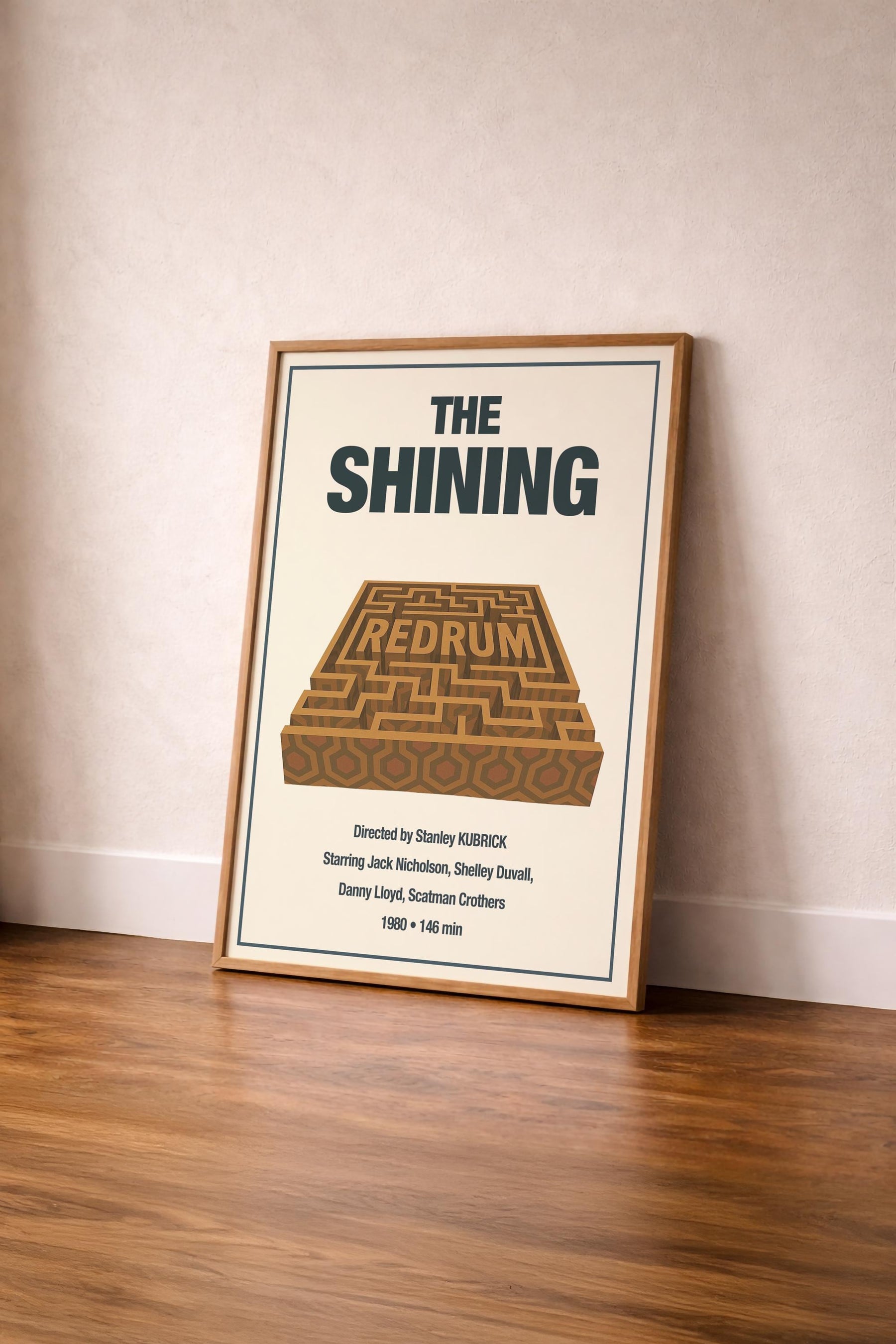 The Shining Maze Minimalist Film Poster – Kubrick Horror Cinema Art Print — image 4
