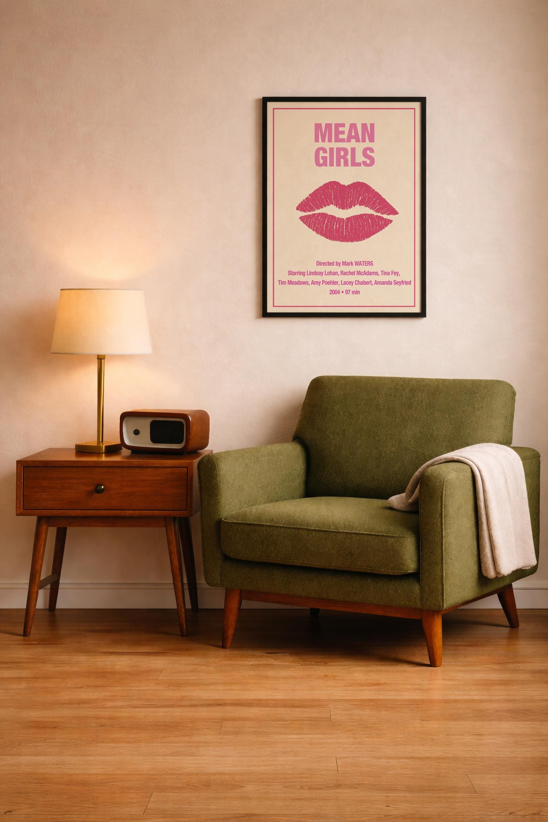 Mean Girls Minimalist Movie Poster – Cult Teen Film Art Print – Giclée Cinema Wall Decor — image 9