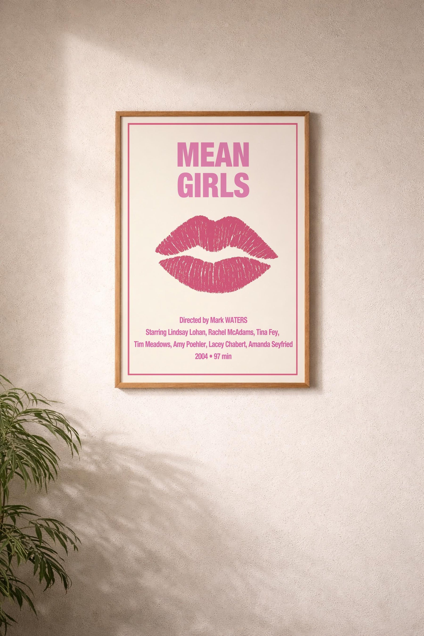 Mean Girls Minimalist Movie Poster – Cult Teen Film Art Print – Giclée Cinema Wall Decor — image 7