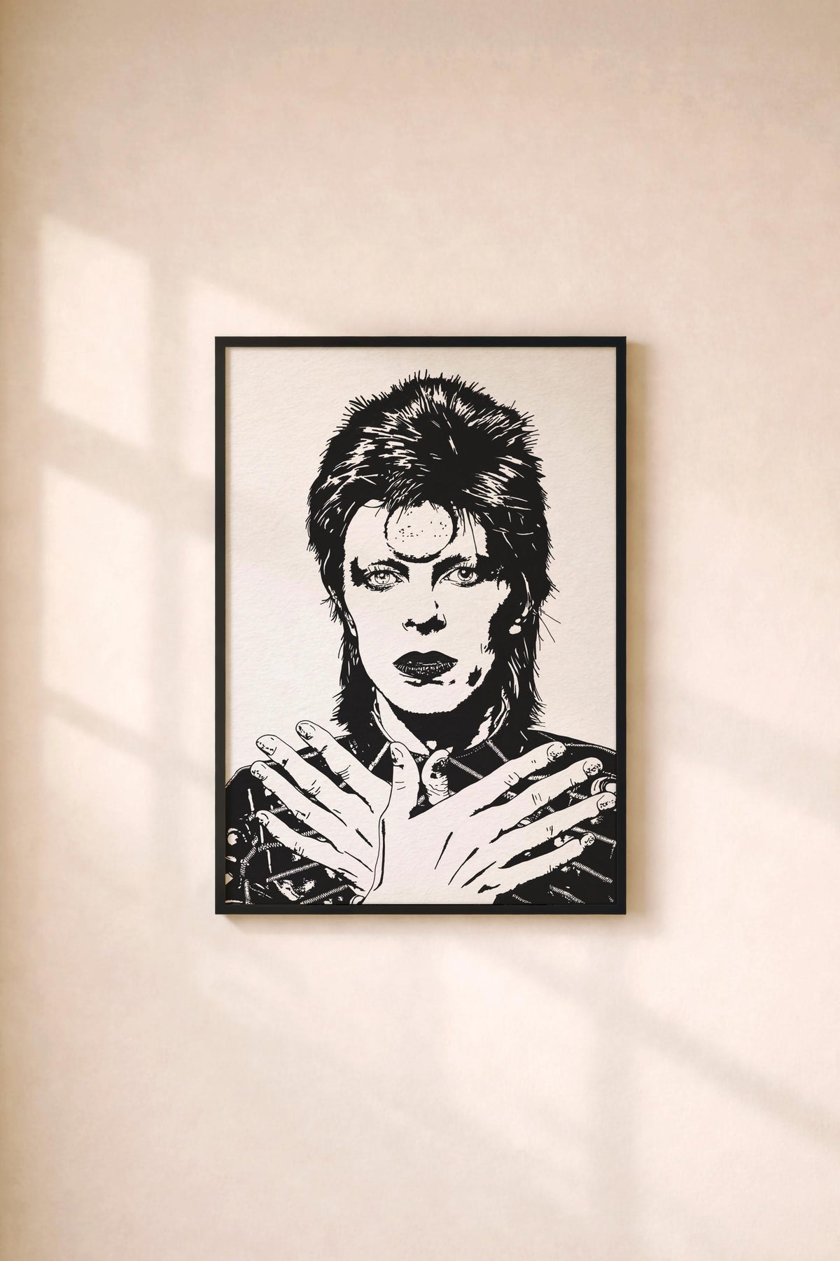 David Bowie Portrait Print | Ziggy Stardust | Music Icon Giclée Print Wall Art