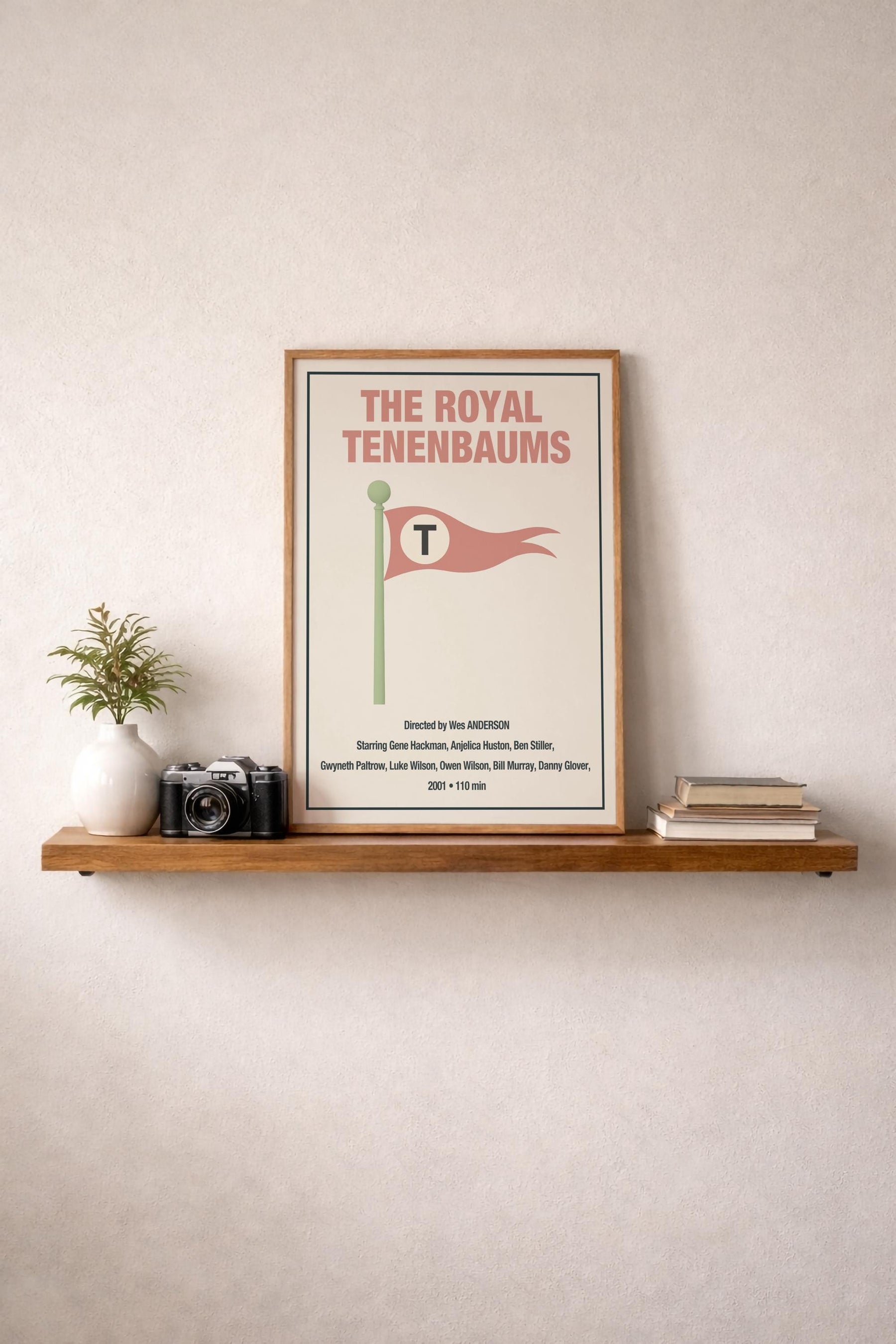 The Royal Tenenbaums Minimalist Movie Poster – Wes Anderson Film Art Cinema Print — image 8