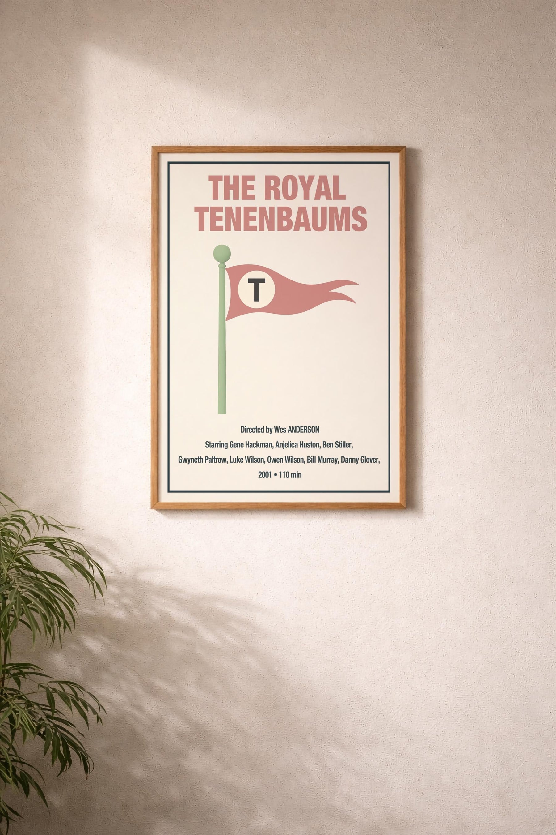 The Royal Tenenbaums Minimalist Movie Poster – Wes Anderson Film Art Cinema Print — image 6