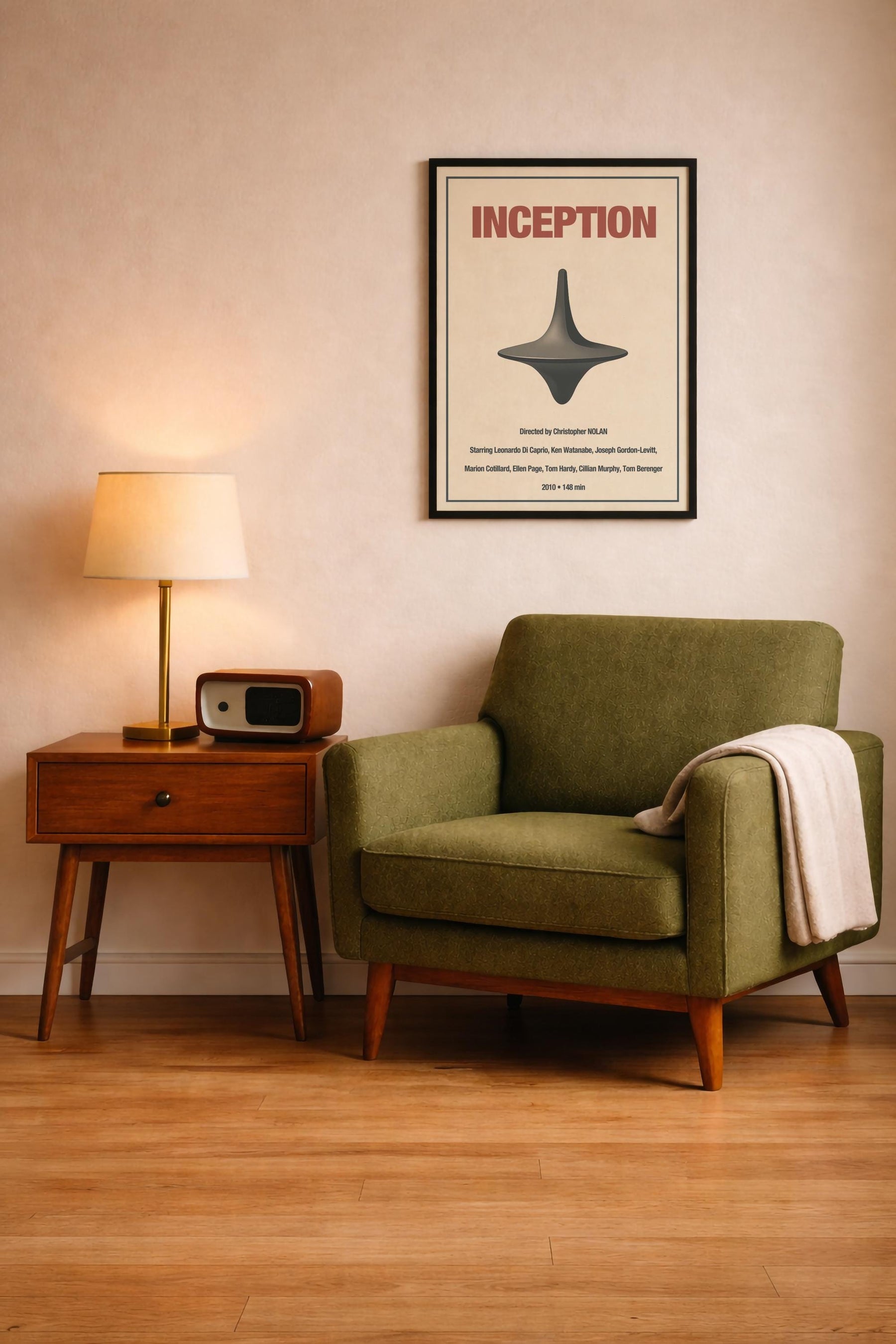 Inception Minimalist Movie Poster – Spinning Top – Film Art Giclée Print — image 9