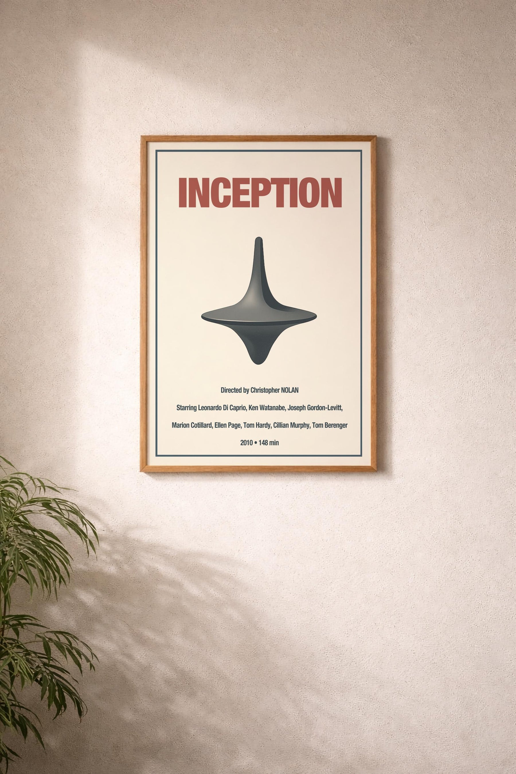 Inception Minimalist Movie Poster – Spinning Top – Film Art Giclée Print — image 7